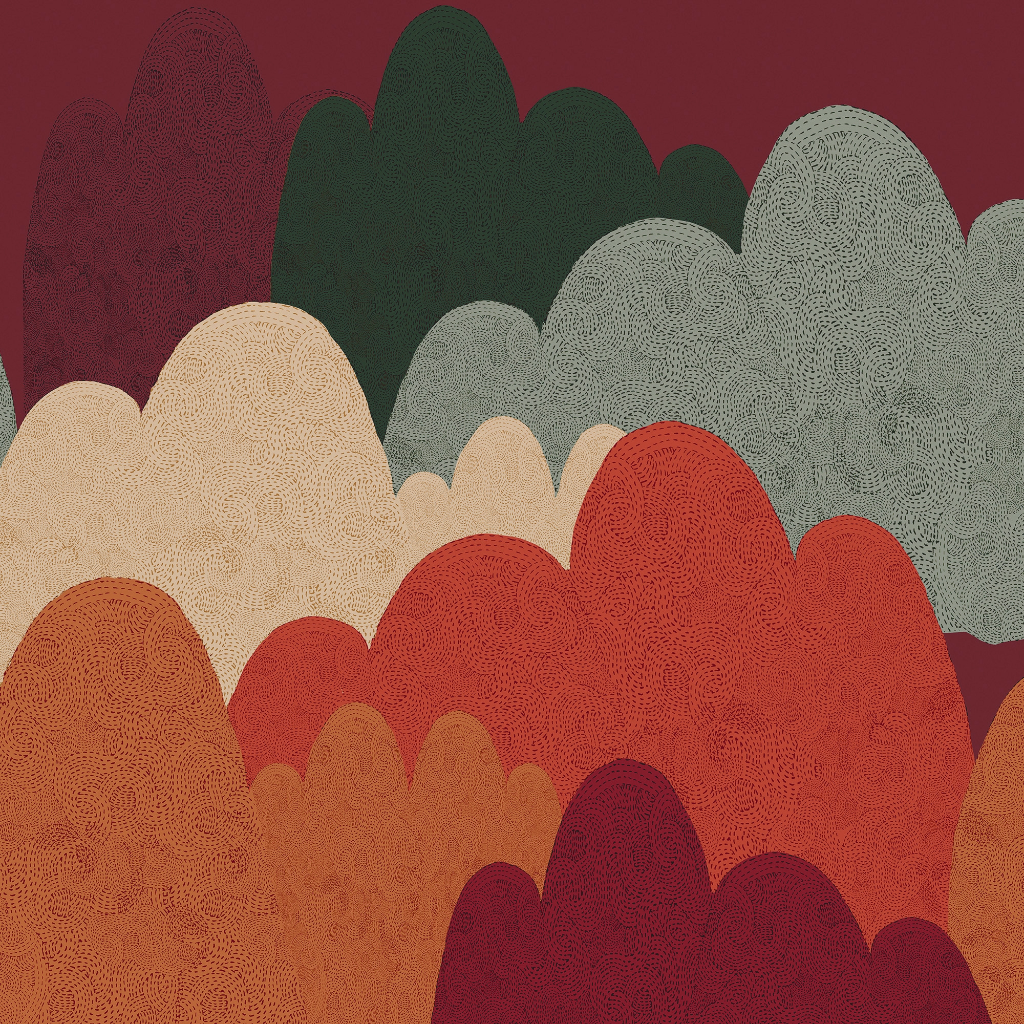 Display product The Mountains Of Our Childhood from manufacturer Wall&decò