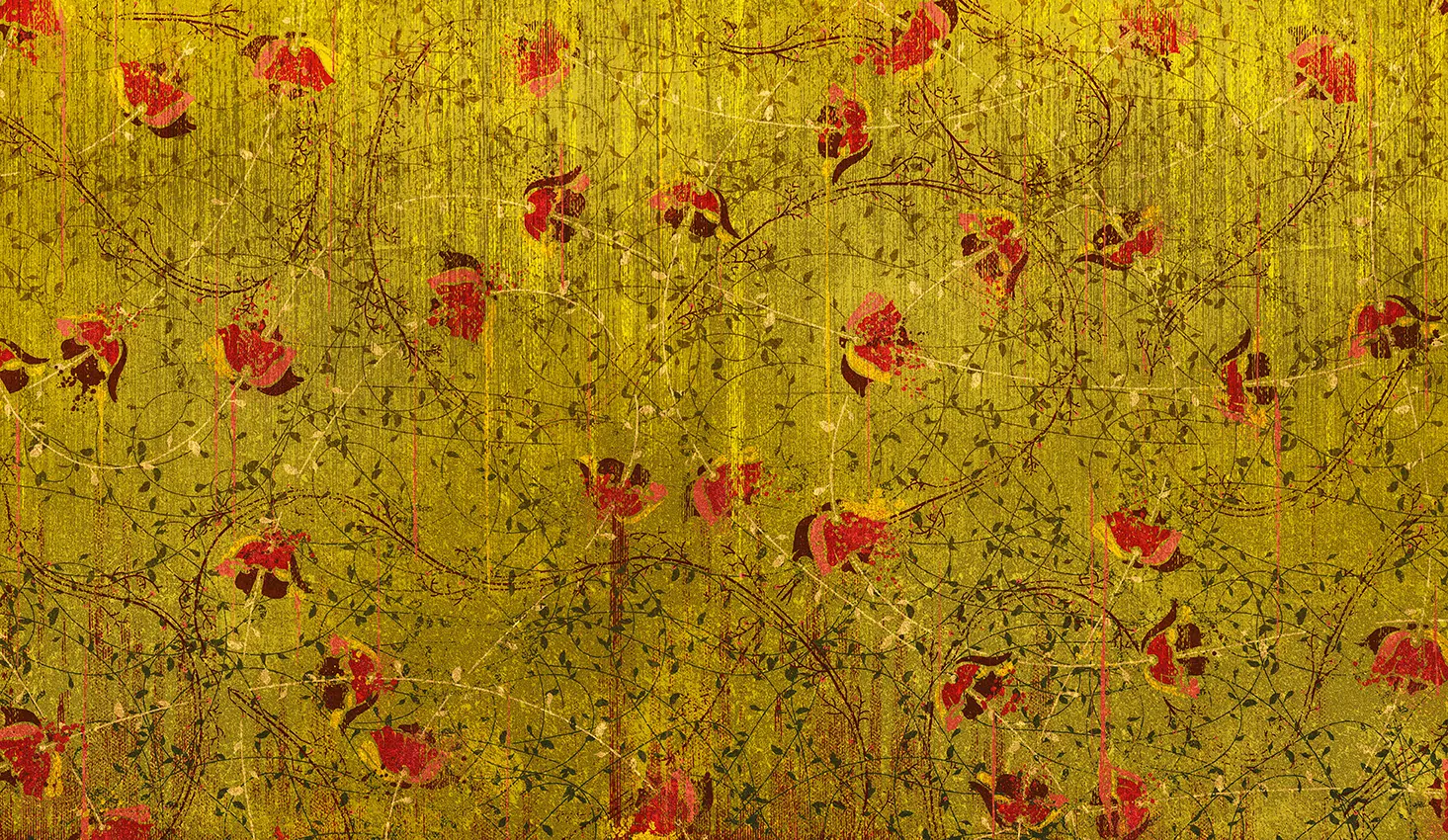Wall&decò - Poppies Mesh