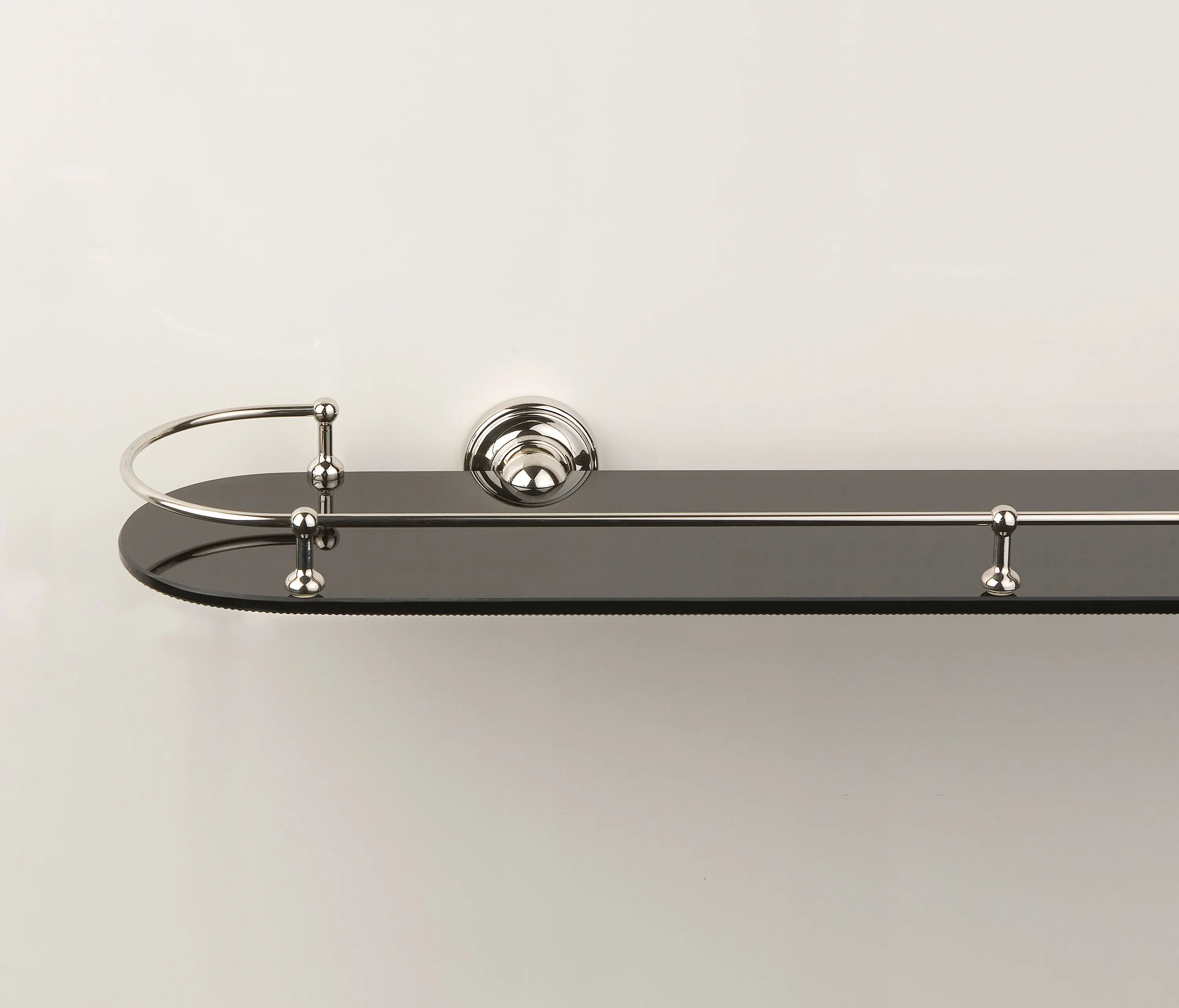 Aquadomo - Vienna wall shelf, clear glass, 450 mm