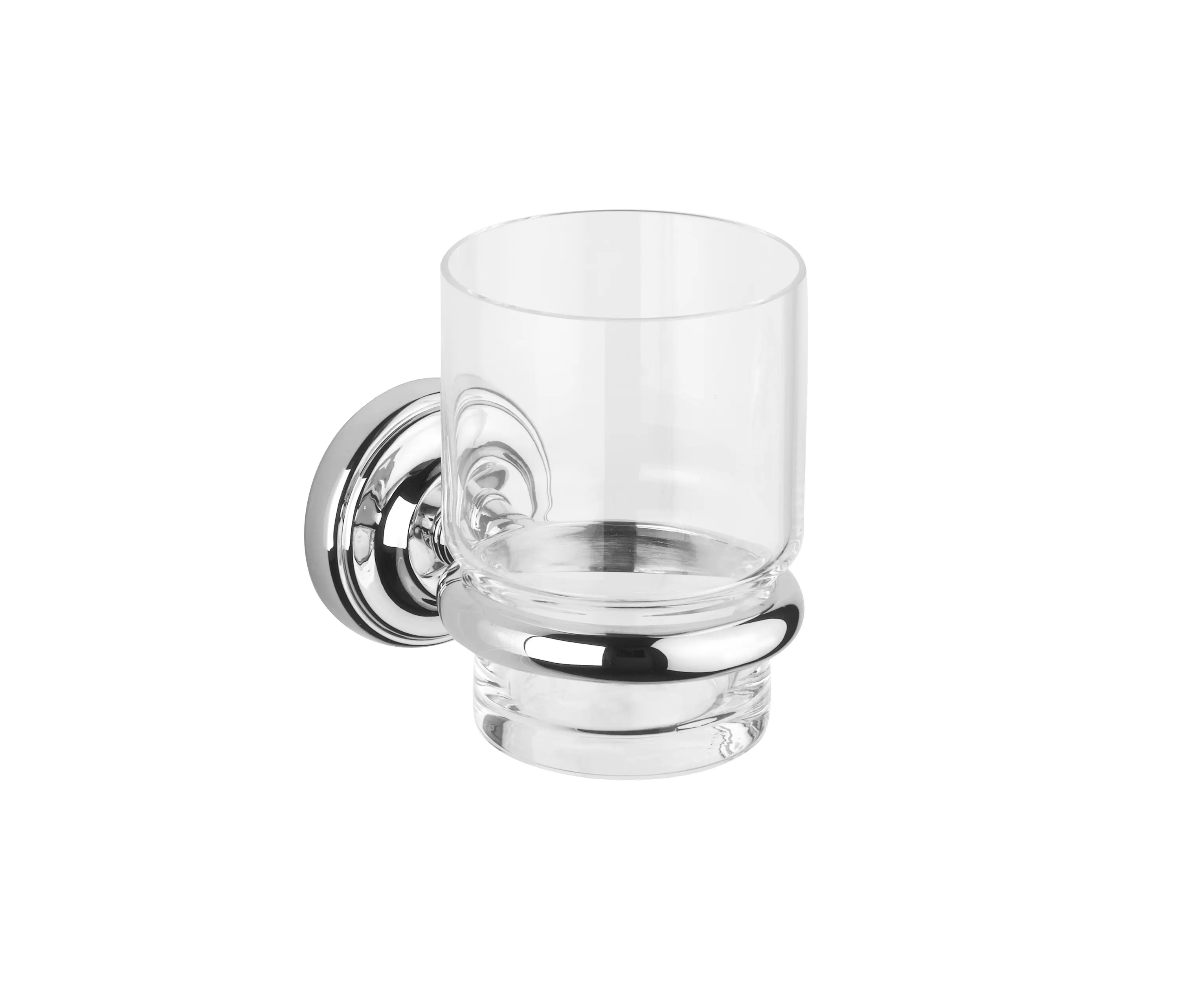 Aquadomo - Vienna tumbler holder with clear glass tumbler