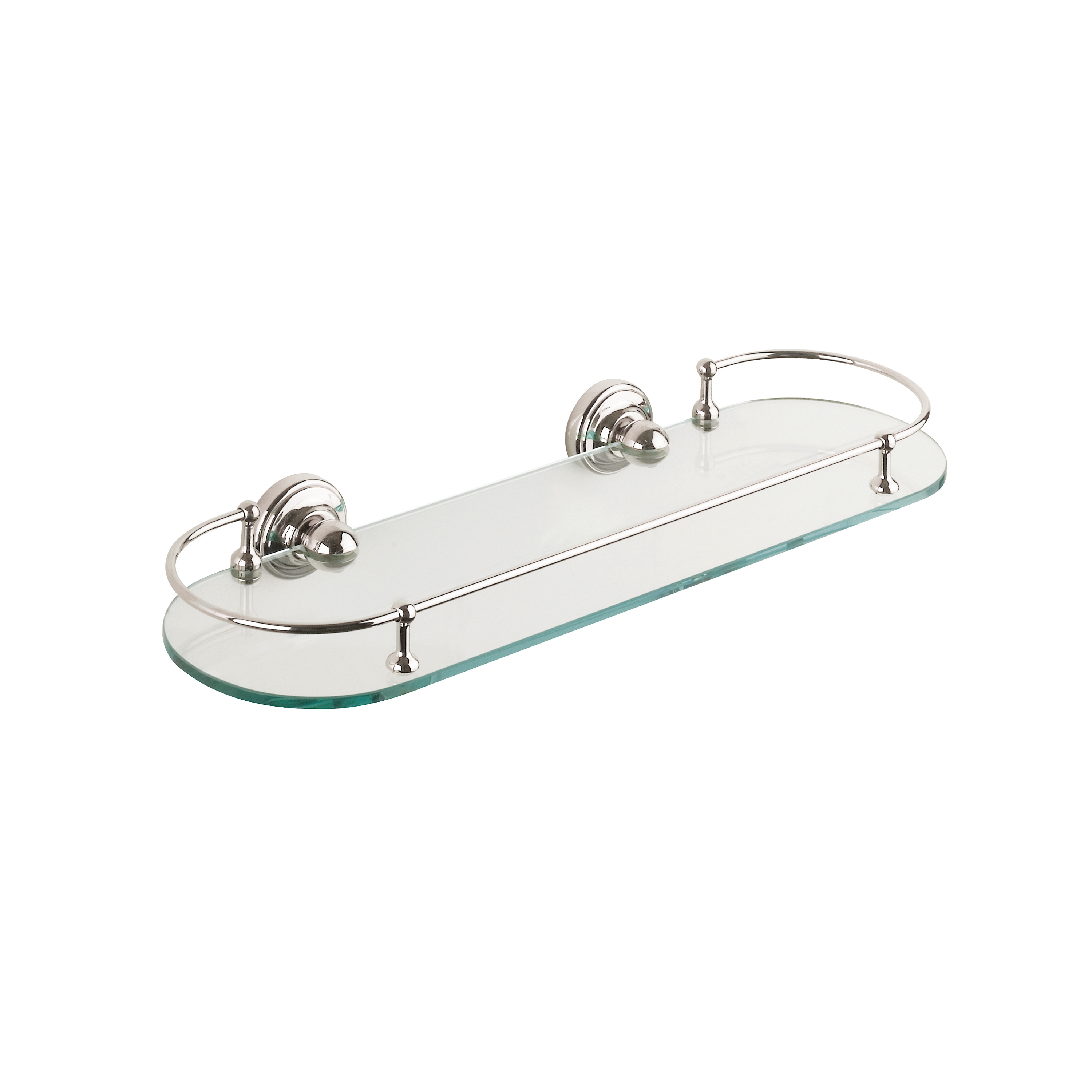 Display product Vienna wall shelf, clear glass, 450 mm from manufacturer Aquadomo