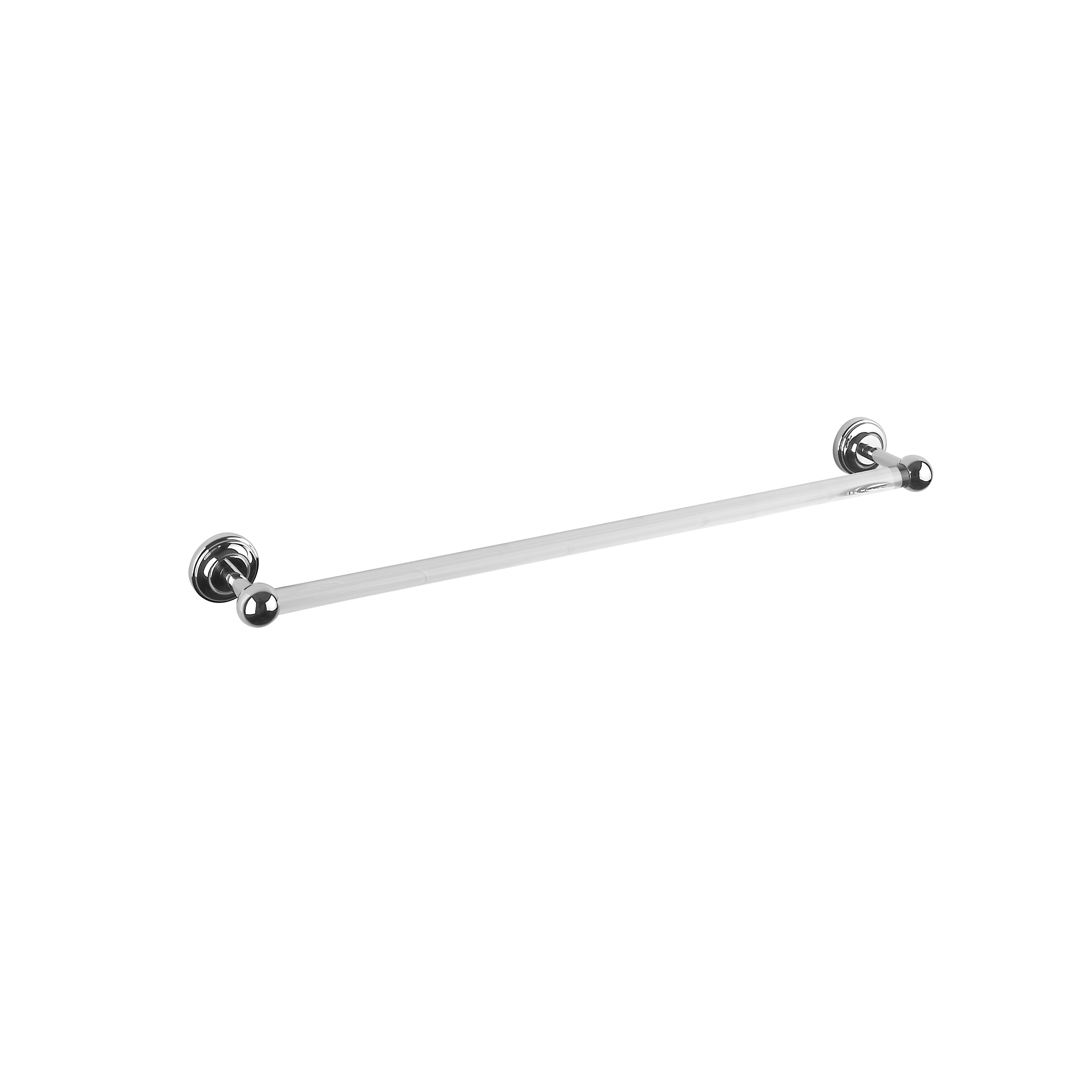 Vienna towel rail with glass bar