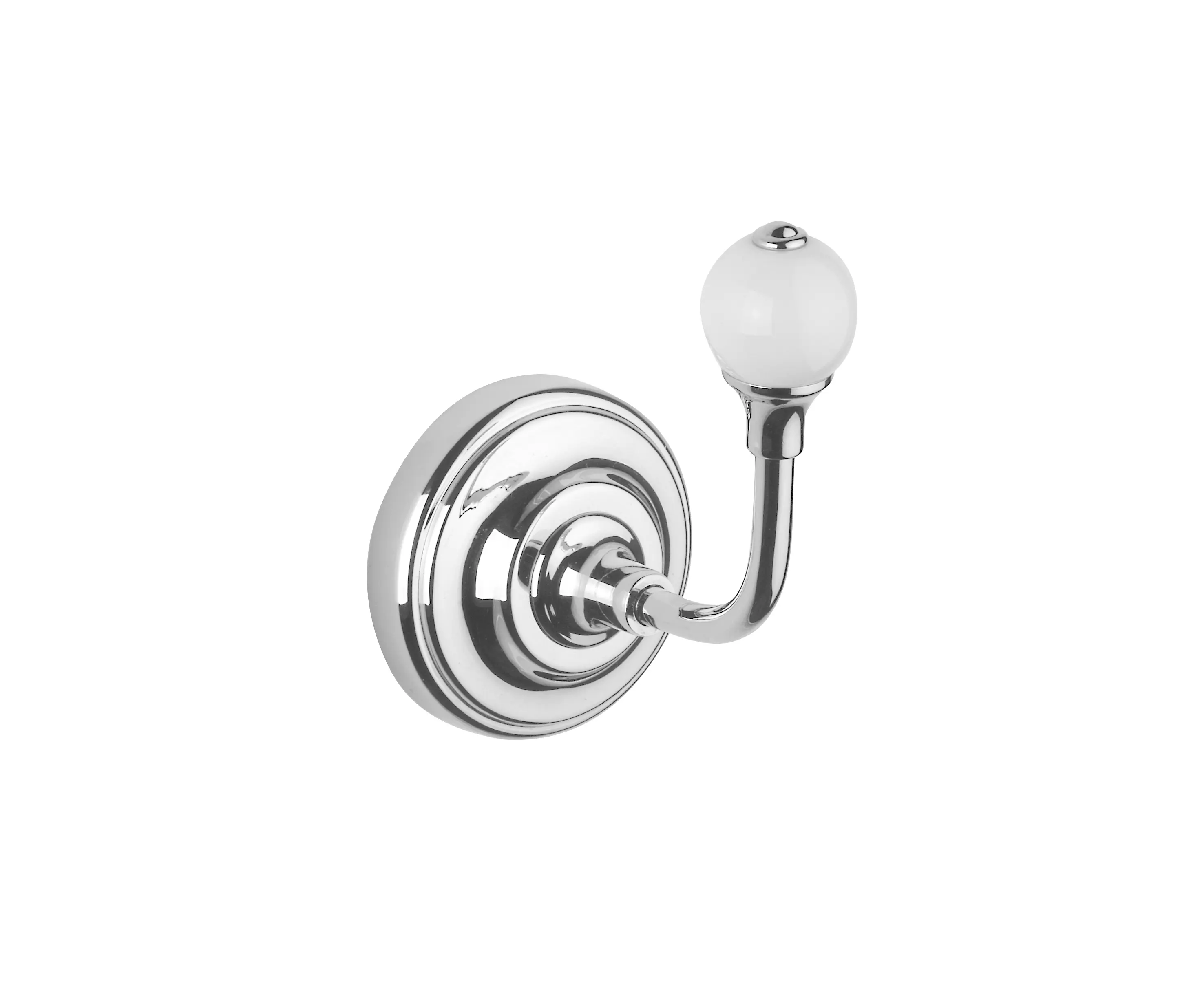 Aquadomo - Vienna single robe hook white