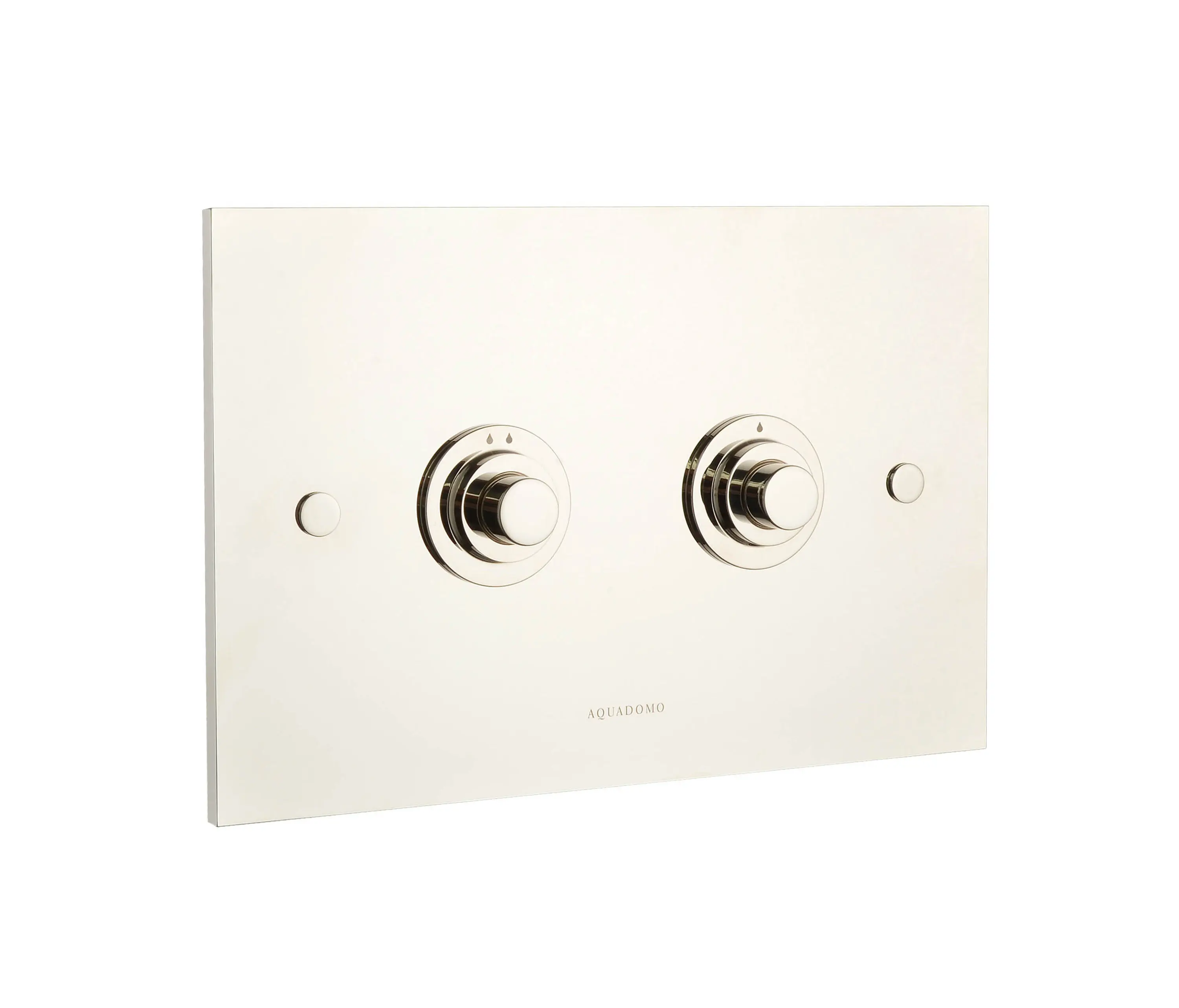 Aquadomo - Diamond flush plate polished nickel