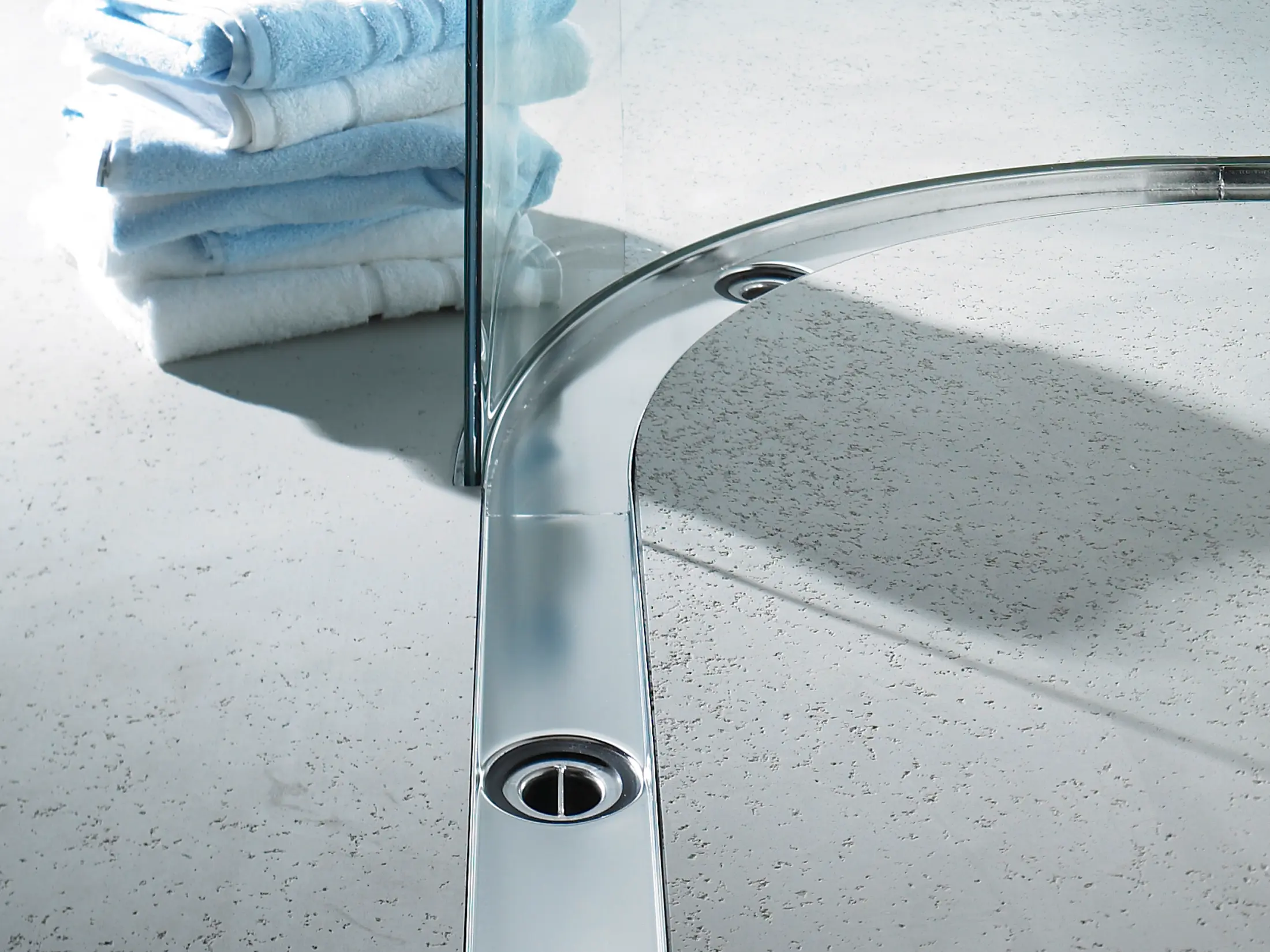 ACO Haustechnik - ACO ShowerDrain E-line round TZ Rinne