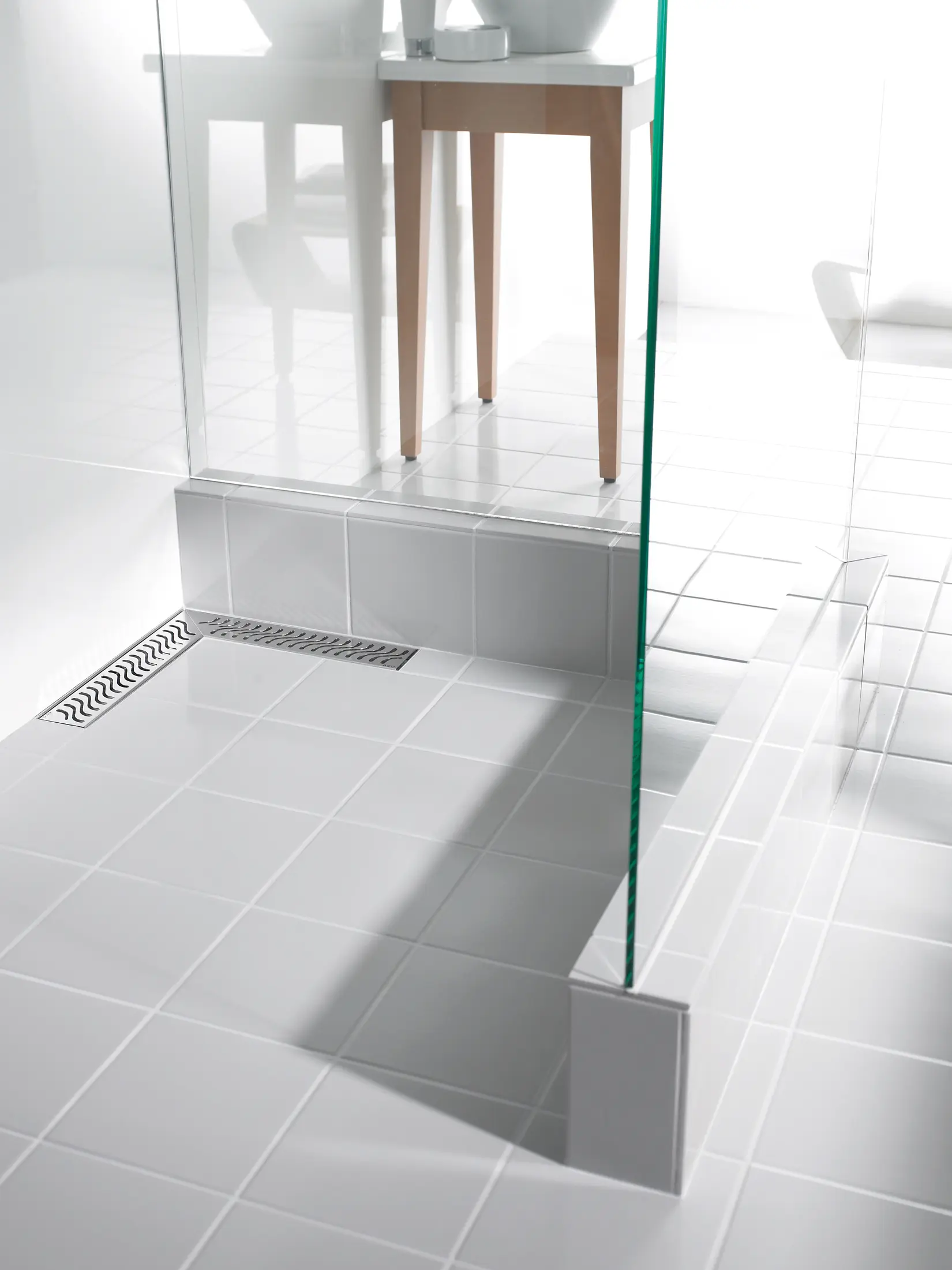 ACO Haustechnik - ACO ShowerDrain E-line angled Wave