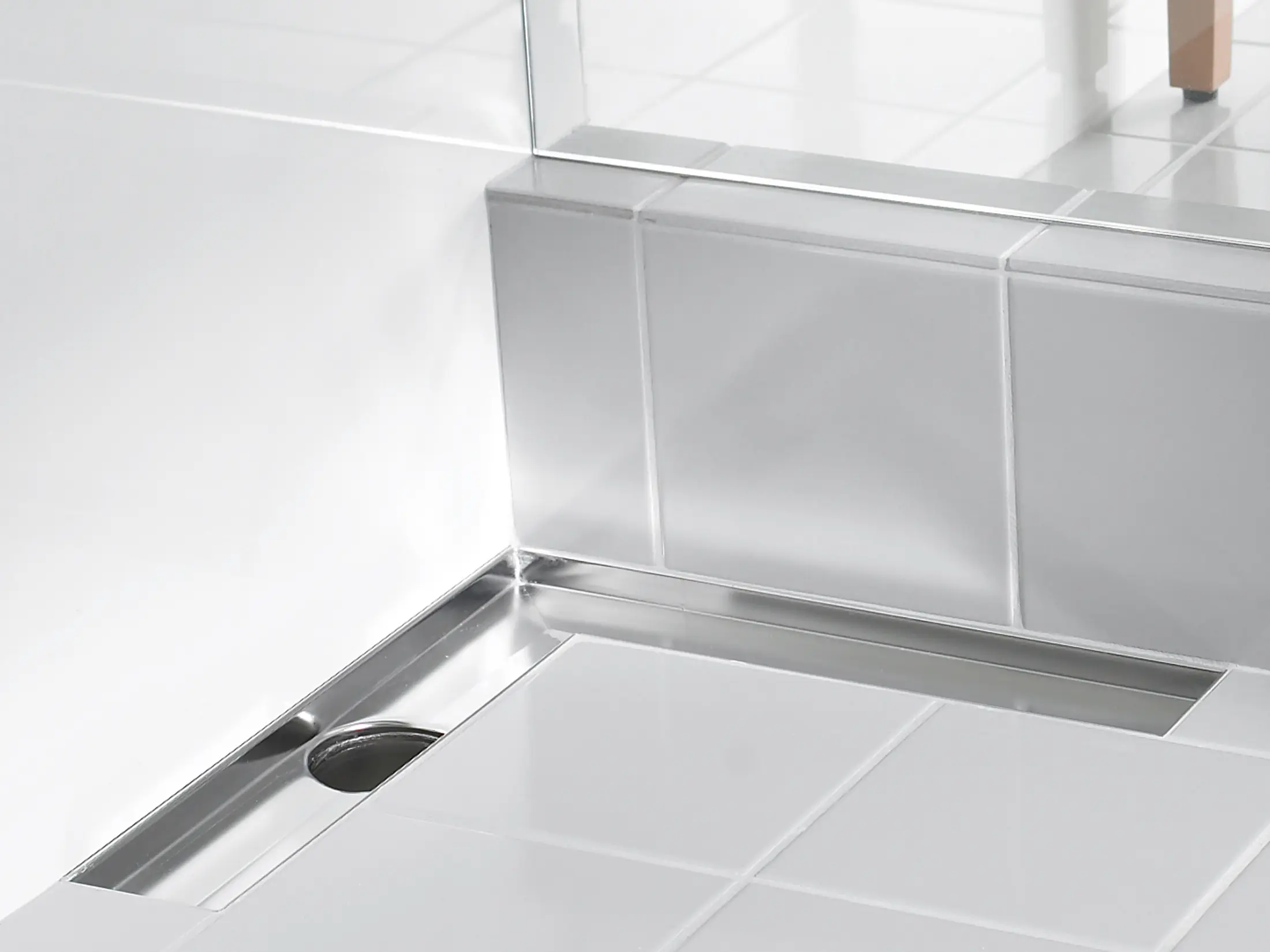 ACO Haustechnik - ACO ShowerDrain E-line angled TZ Rinne