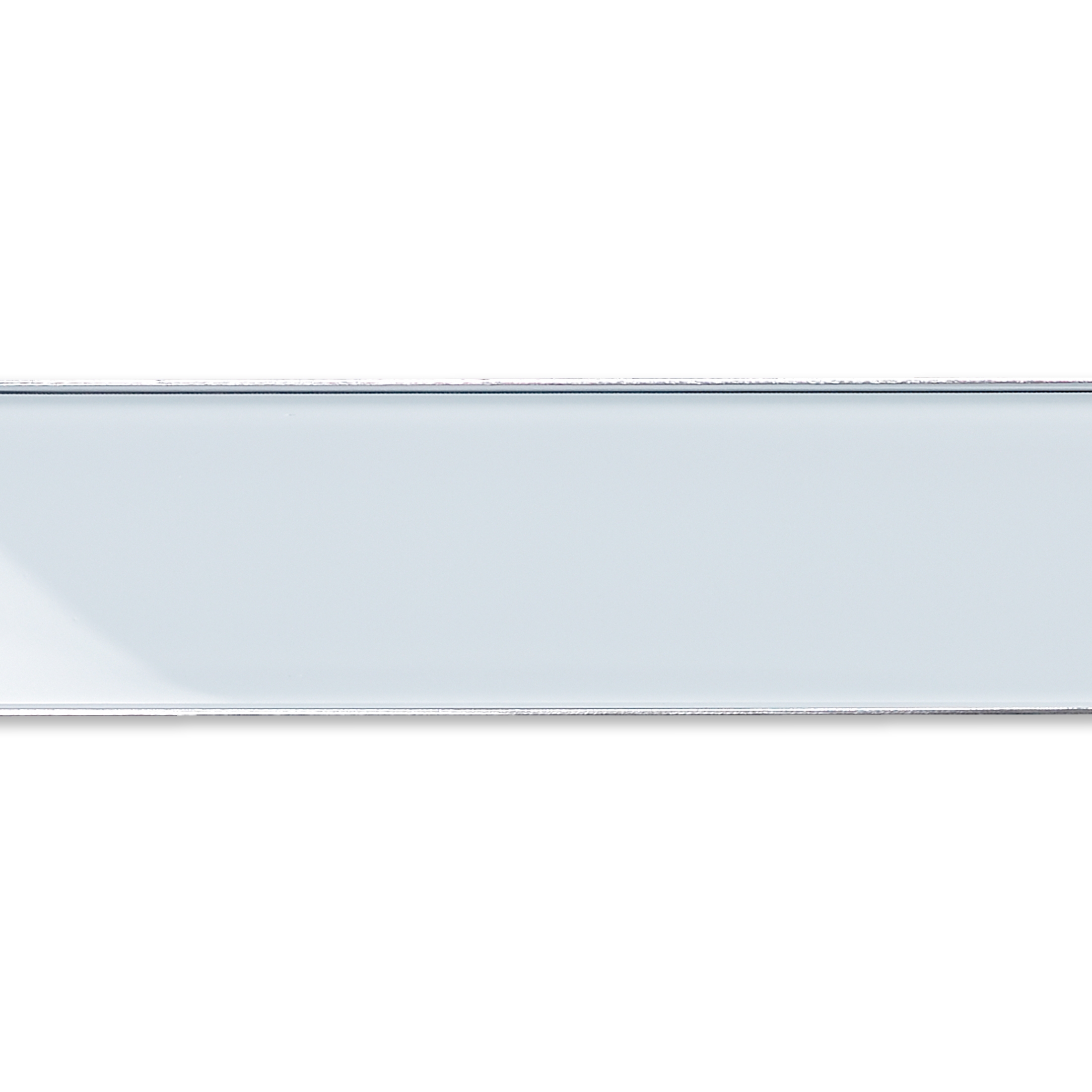 ACO ShowerDrain E-line gerade Glas, weiß