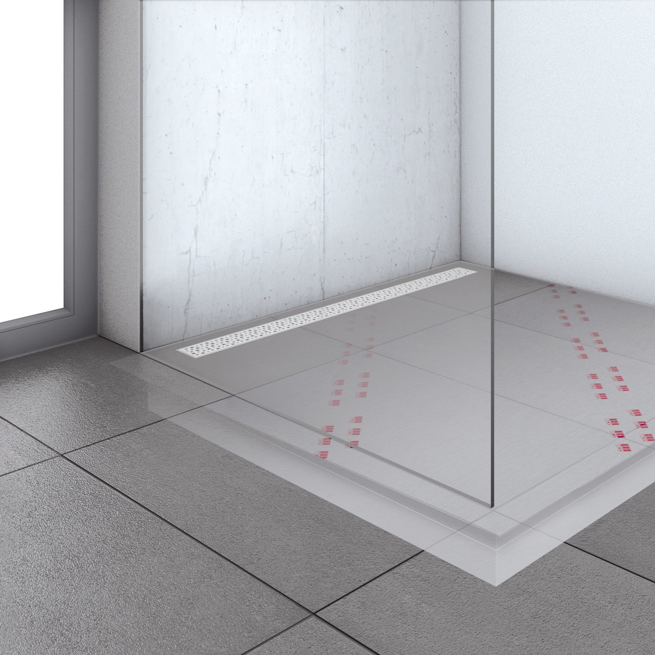 Mostrar el producto ACO ShowerDrain E-line straight del fabricante ACO Haustechnik