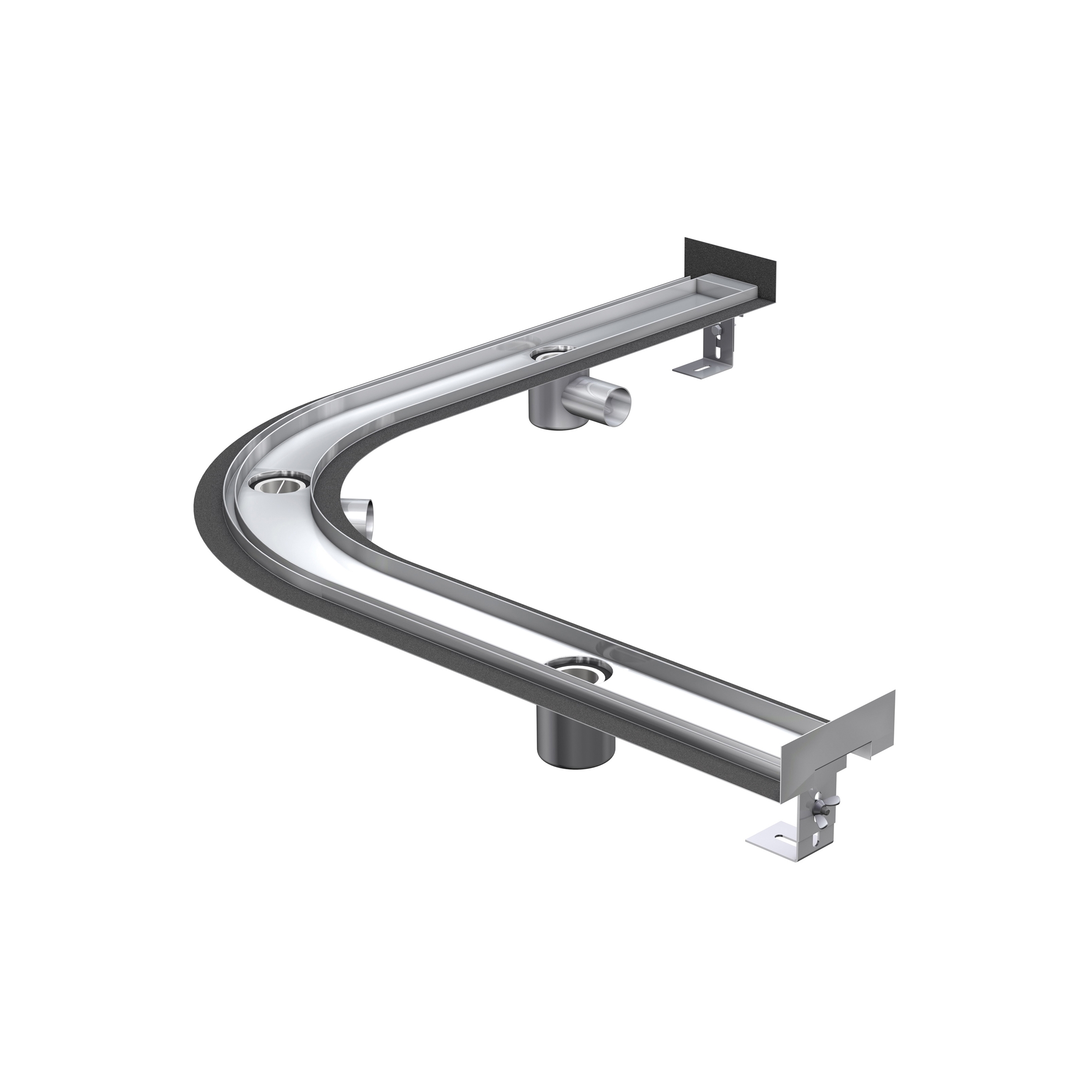 Mostrar el producto ACO ShowerDrain E-line round TZ Rinne del fabricante ACO Haustechnik