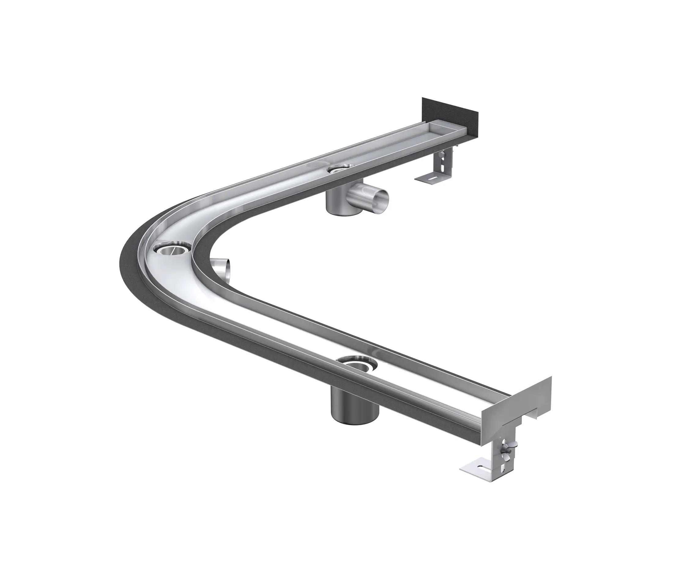 ACO Haustechnik - ACO ShowerDrain E-line round TZ Rinne