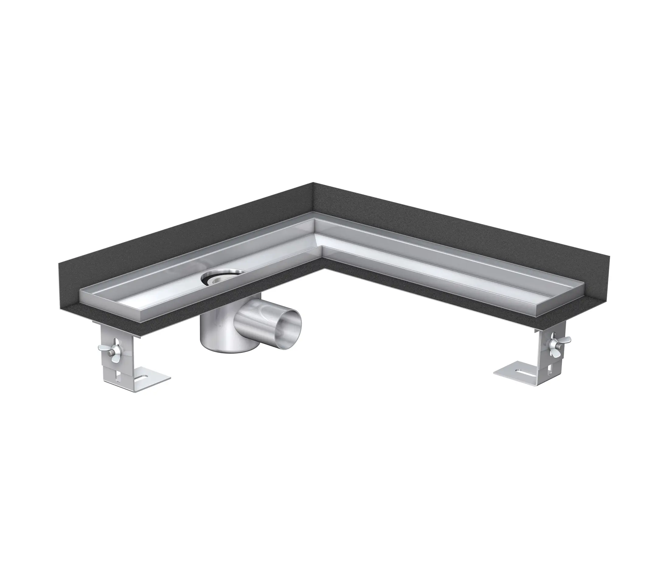 ACO Haustechnik - ACO ShowerDrain E-line angled TZ Rinne