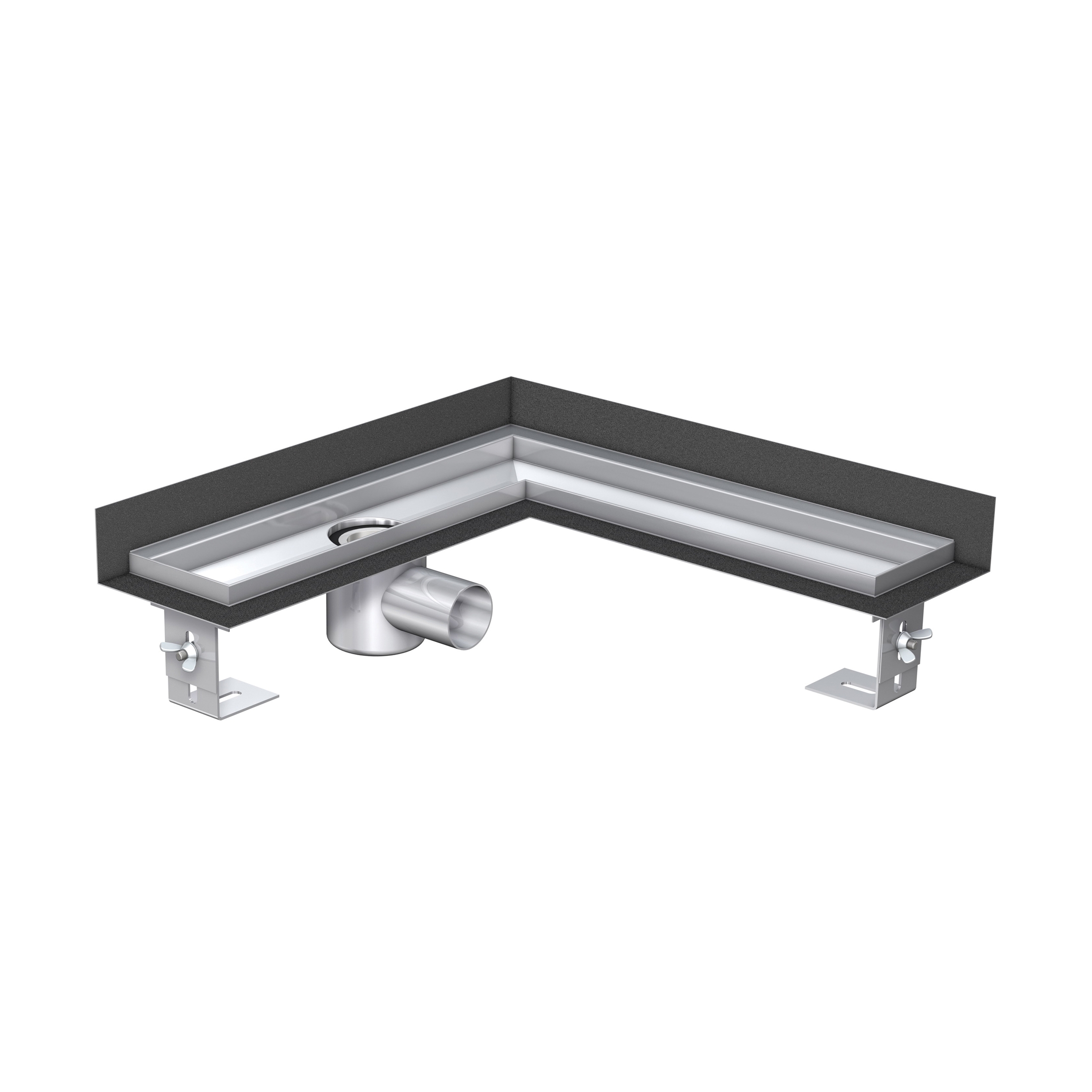 Mostrar el producto ACO ShowerDrain E-line angled TZ Rinne del fabricante ACO Haustechnik