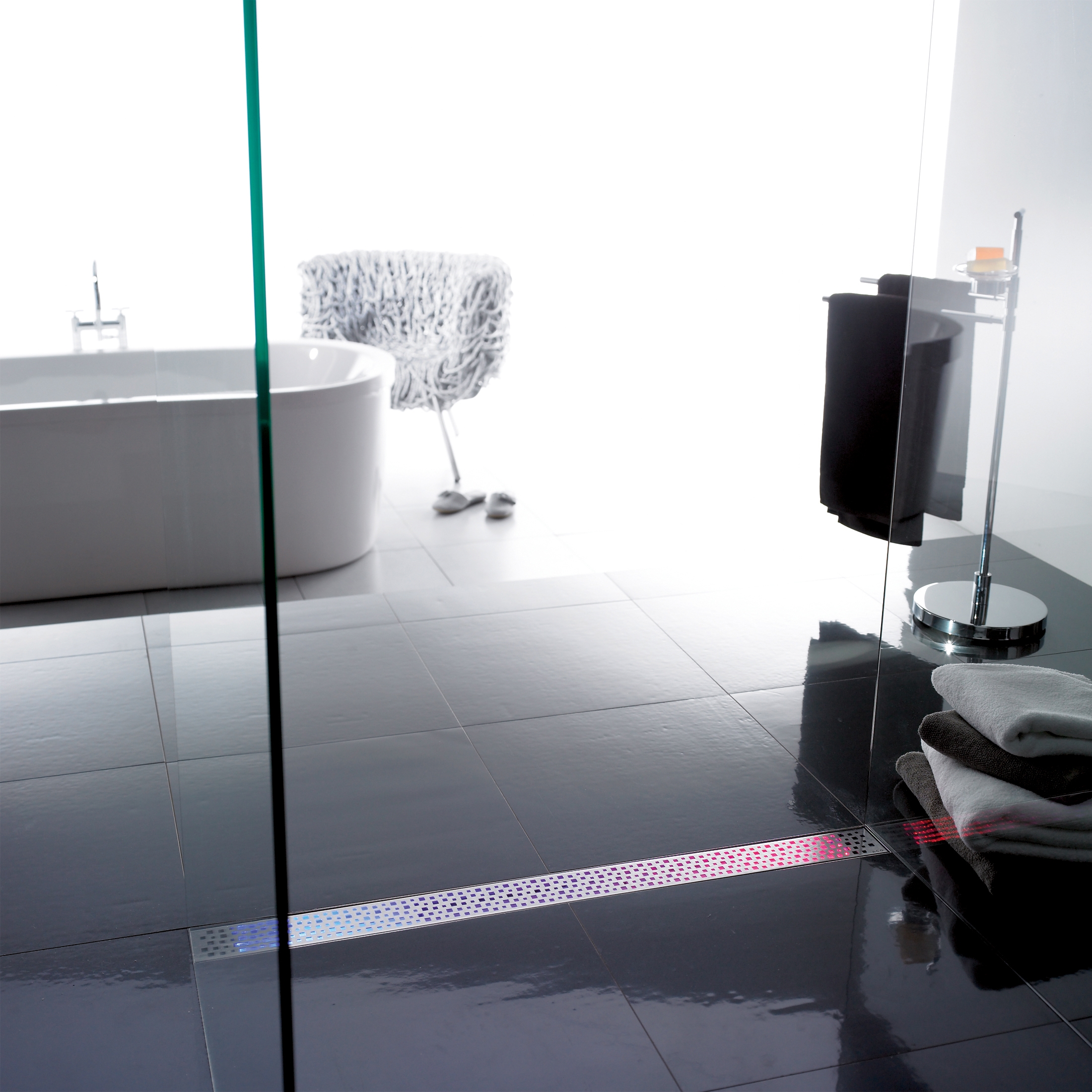 Mostrar el producto ACO ShowerDrain Lightline: Rainbow del fabricante ACO Haustechnik