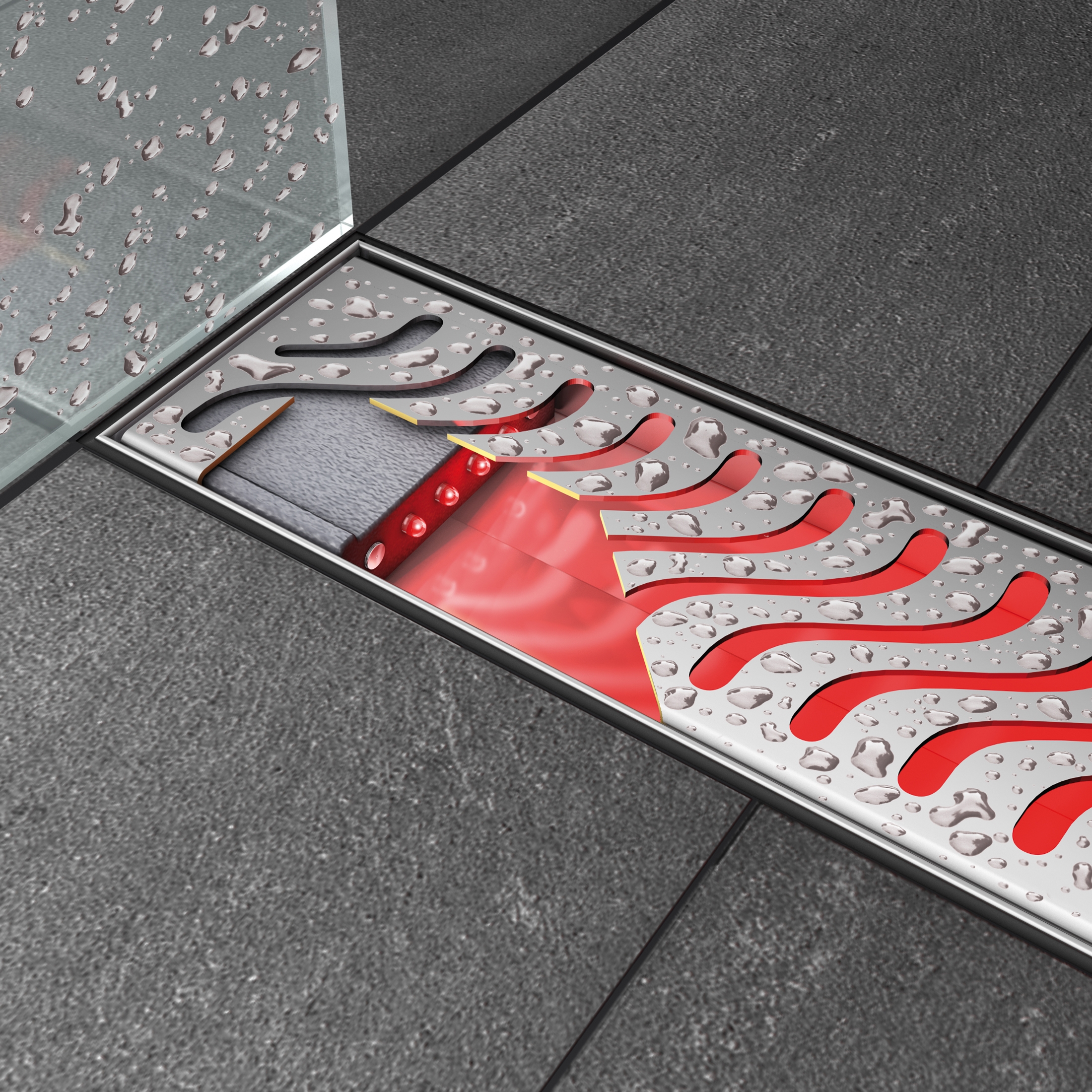 Mostrar el producto ACO ShowerDrain Badablauf Technik del fabricante ACO Haustechnik