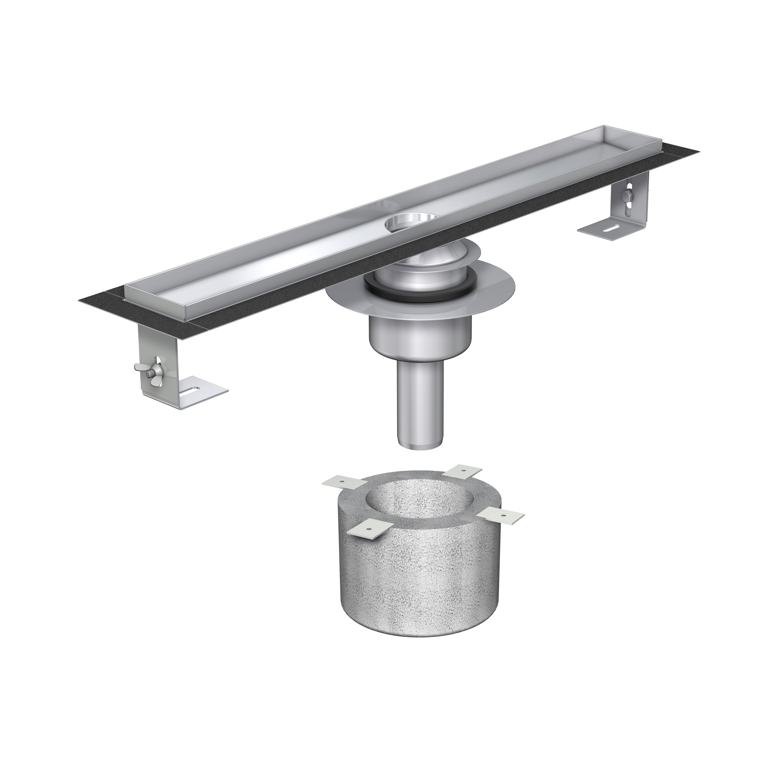 Mostrar el producto ACO ShowerDrain E-line: Fire protection with Fit-in del fabricante ACO Haustechnik