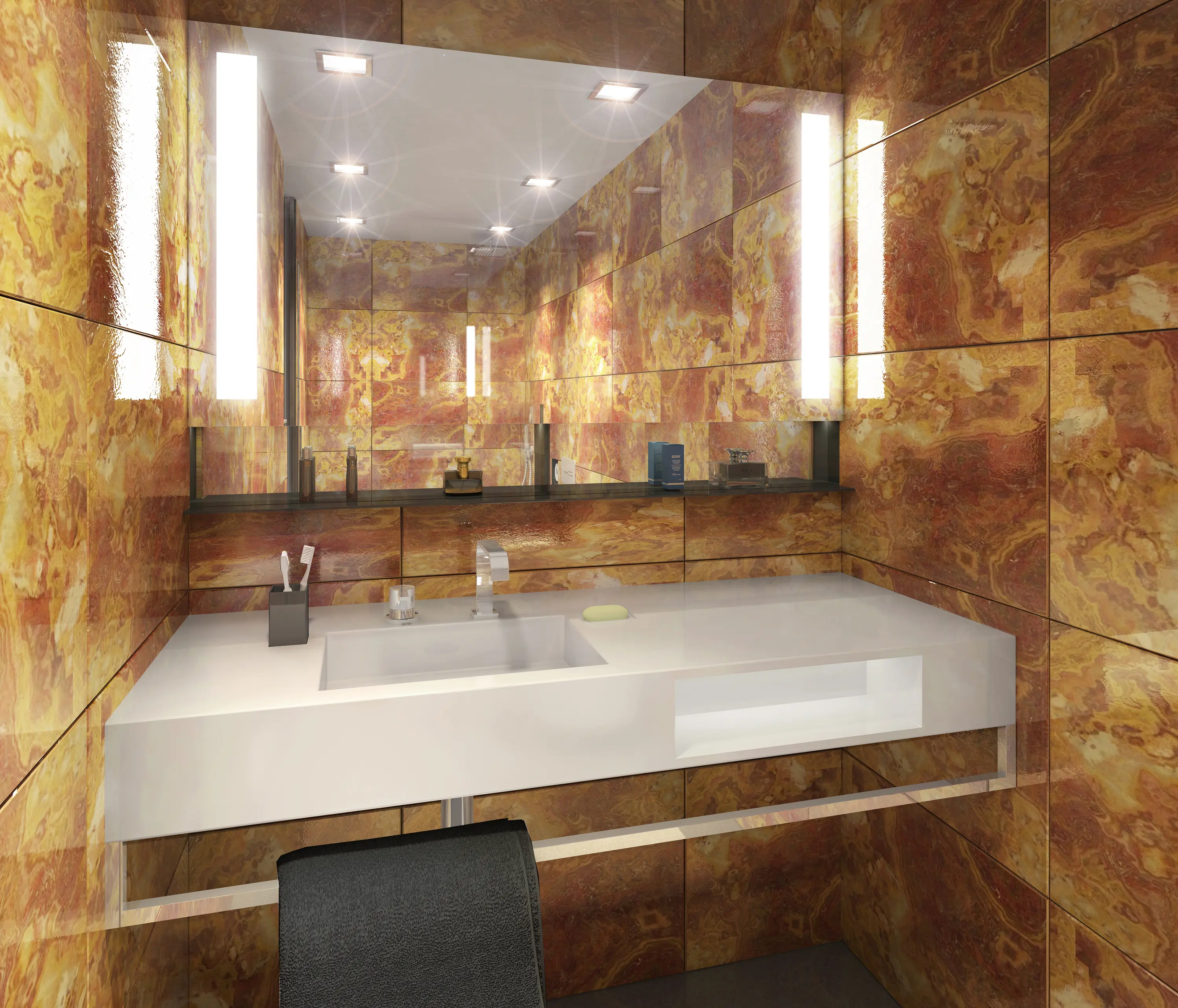 AMOS DESIGN - BUILT IN mirror onyx