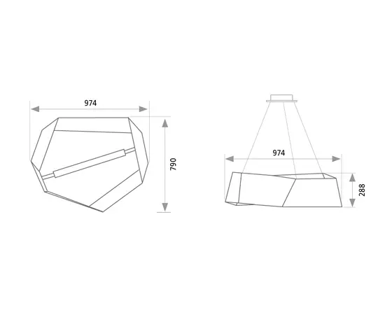 Sattler - Angolo Pendant light