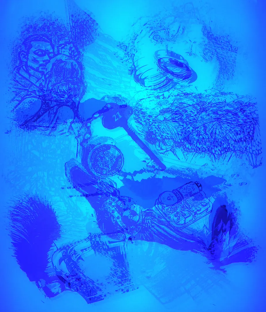 Conglomerate - RGB blue - light