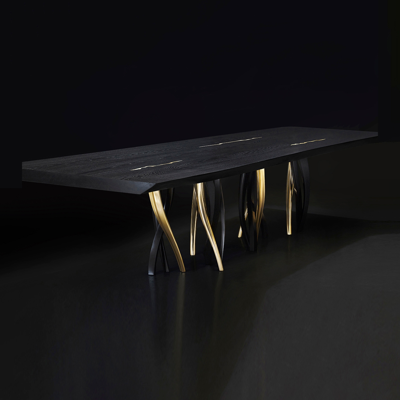 Display product IL PEZZO 8 BLACK TABLE from manufacturer Il Pezzo Mancante