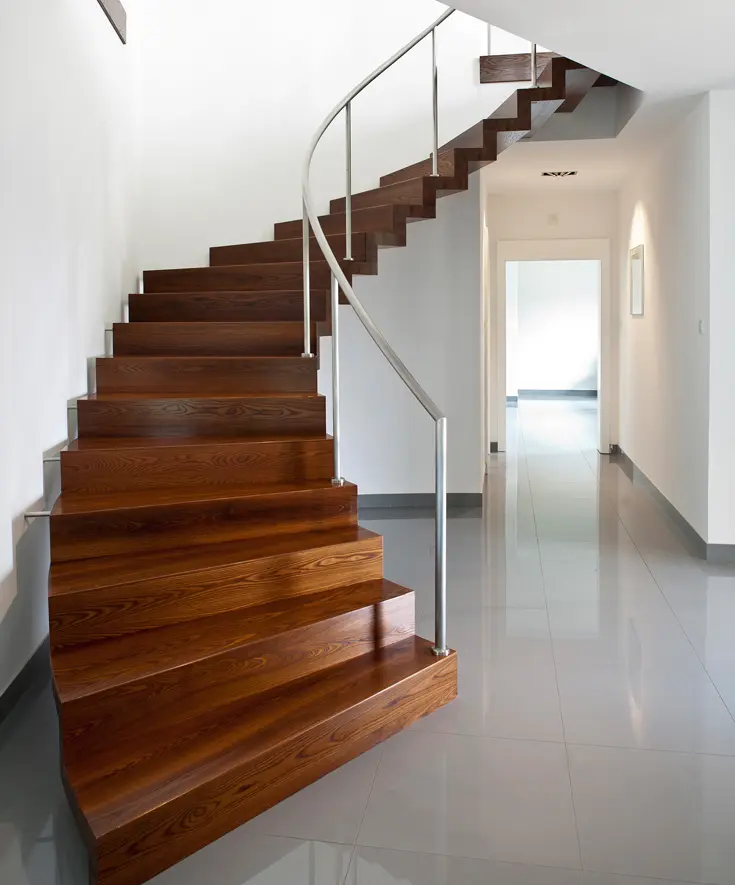 Siller Treppen - ZigZag Modern