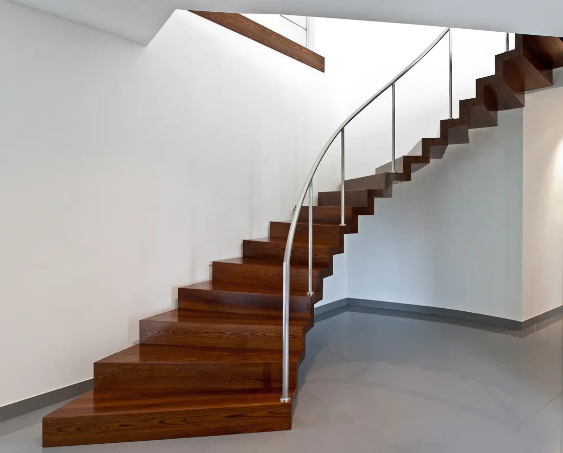 Siller Treppen - ZigZag Modern