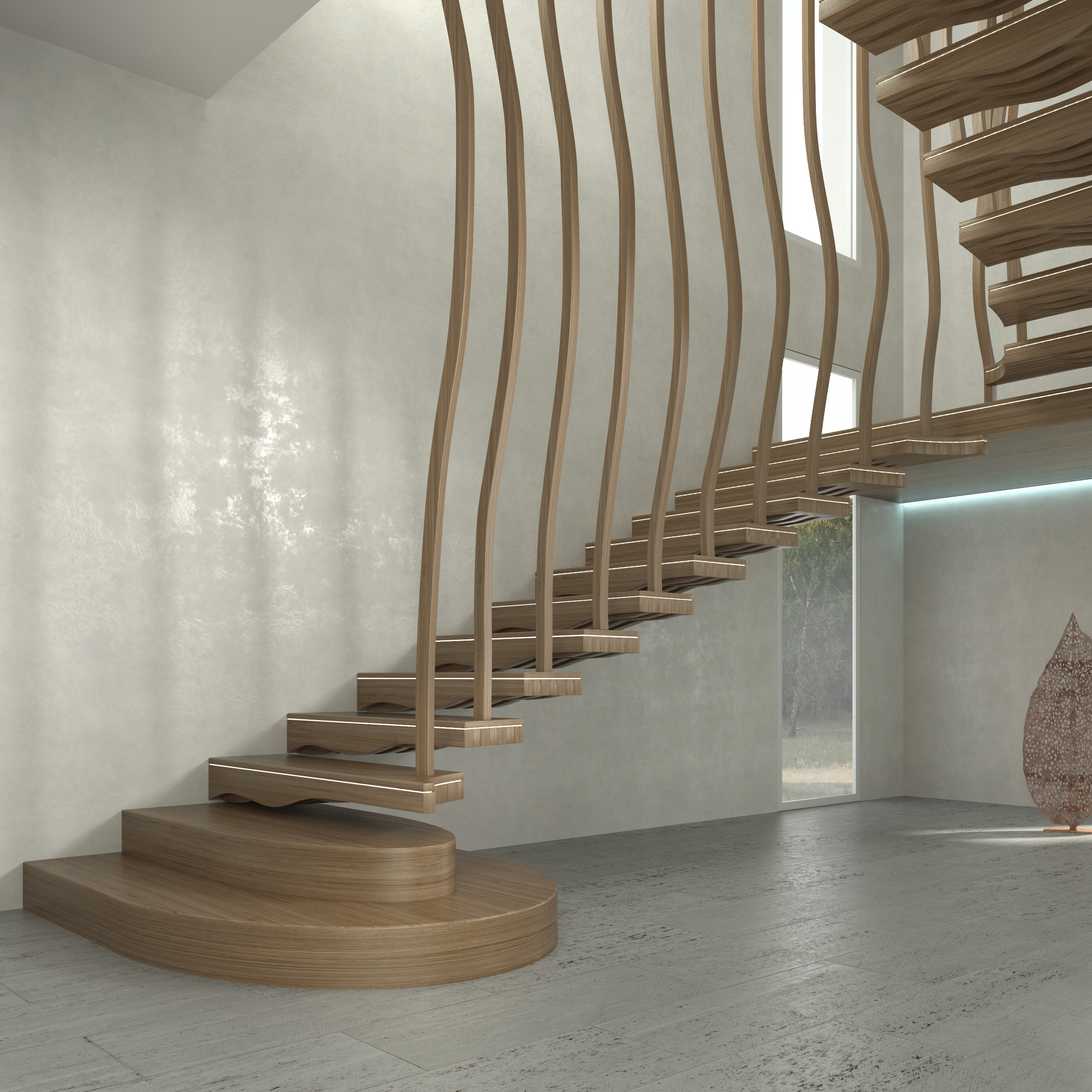 Display product Wave from manufacturer Siller Treppen