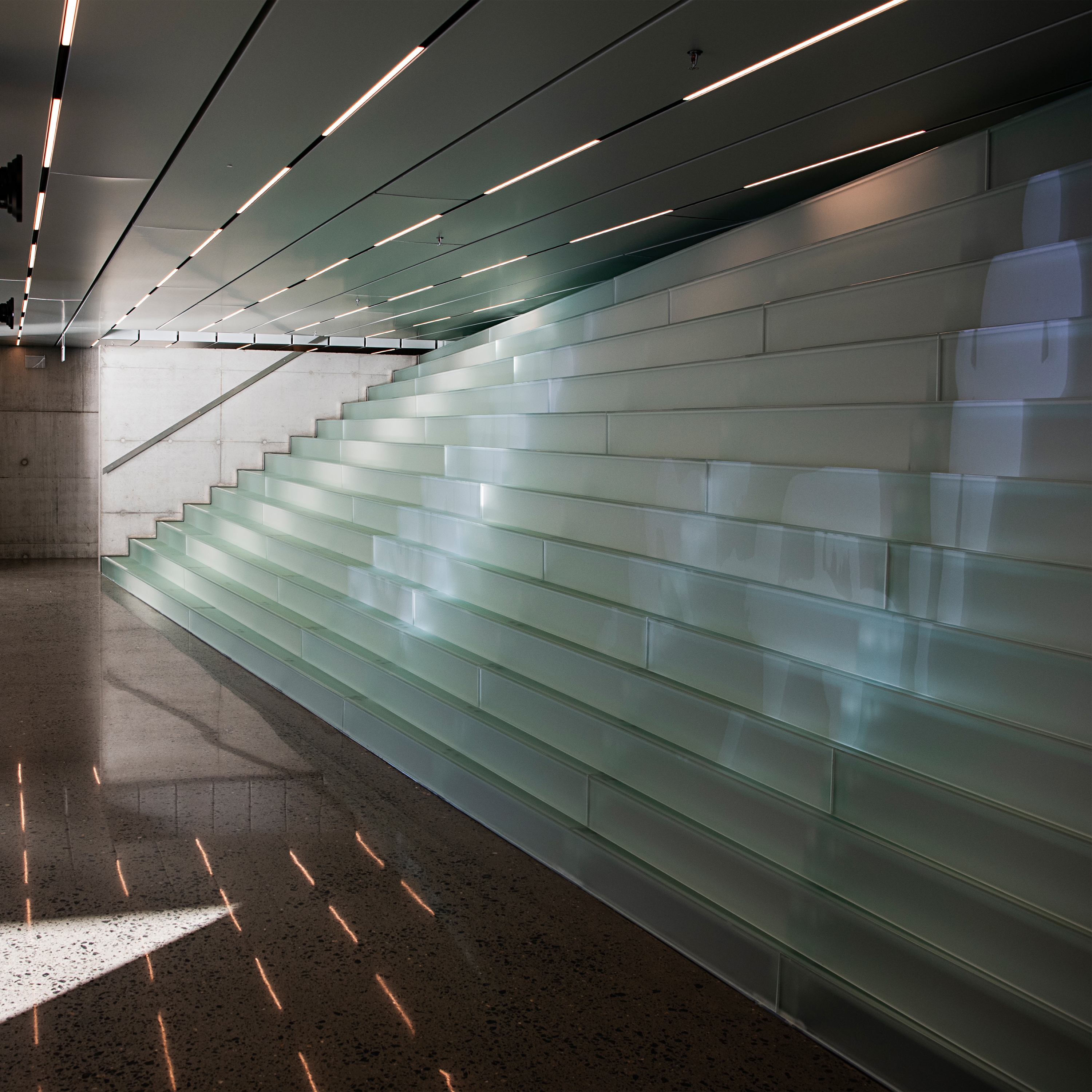Display product Glass Fan from manufacturer Siller Treppen