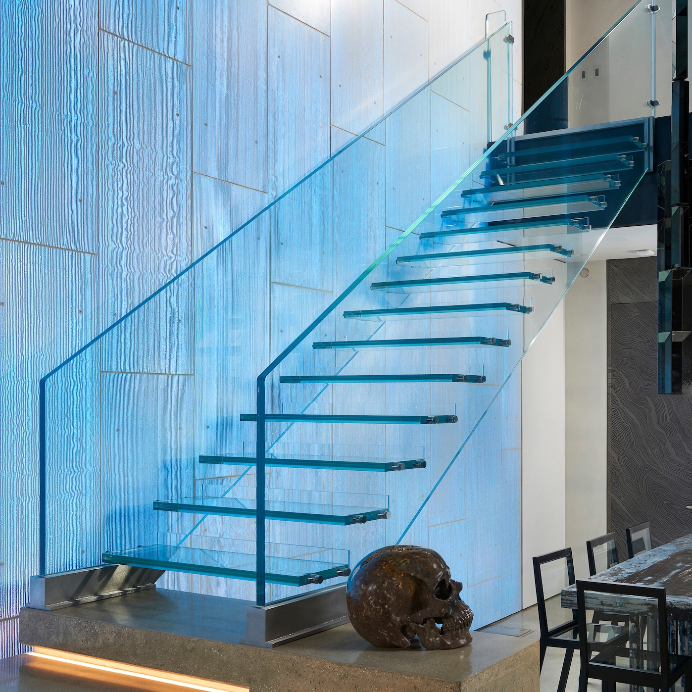 Produkt Mistral Ganzglas Glastreppe Chicago des Herstellers Siller Treppen anzeigen