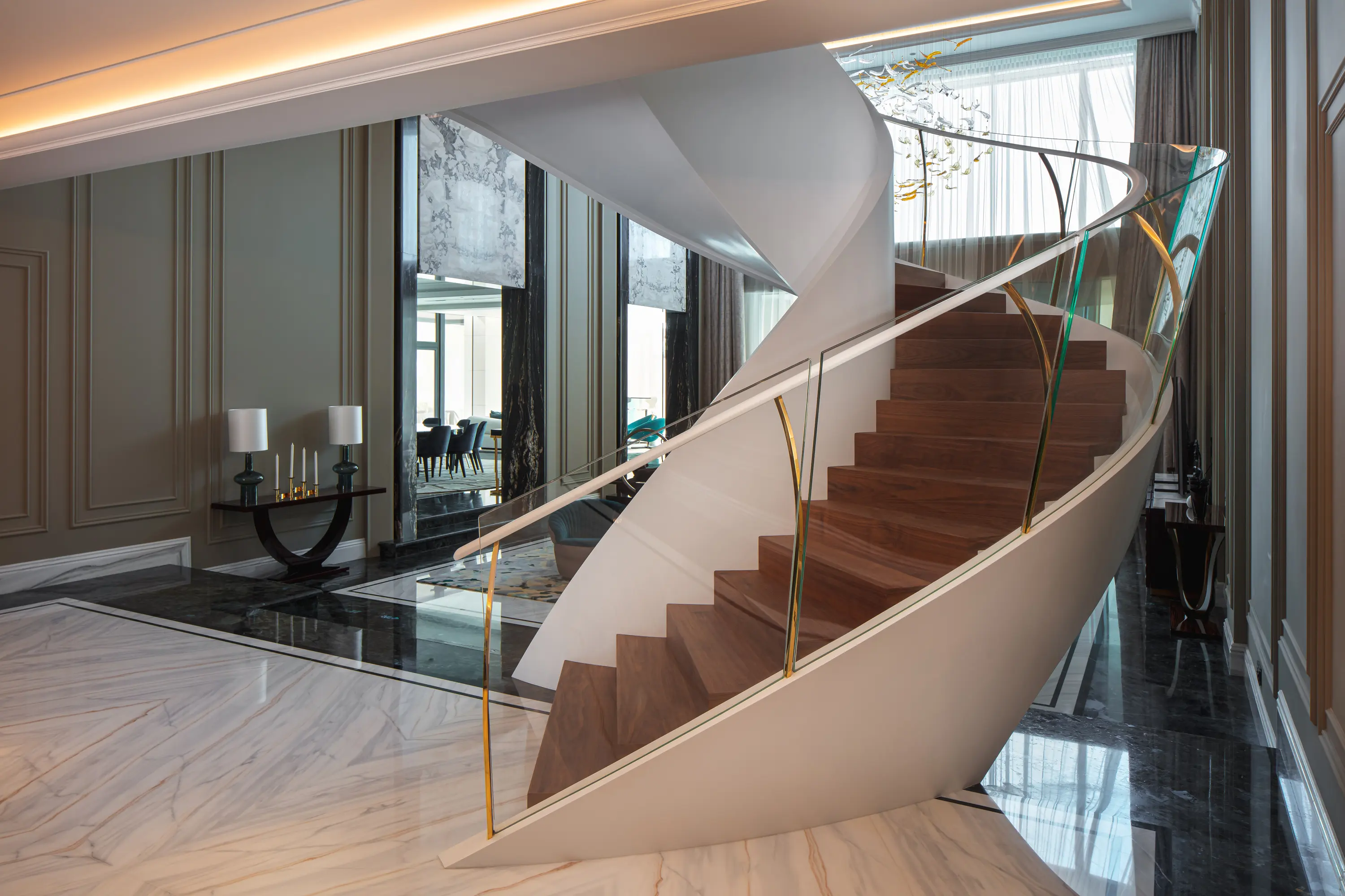 Siller Treppen - 22 Carat, white