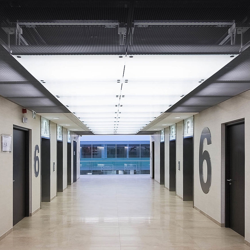 Display product Character Design Ceiling + Lighting | Open Sky Translucent Glass Ceiling from manufacturer durlum