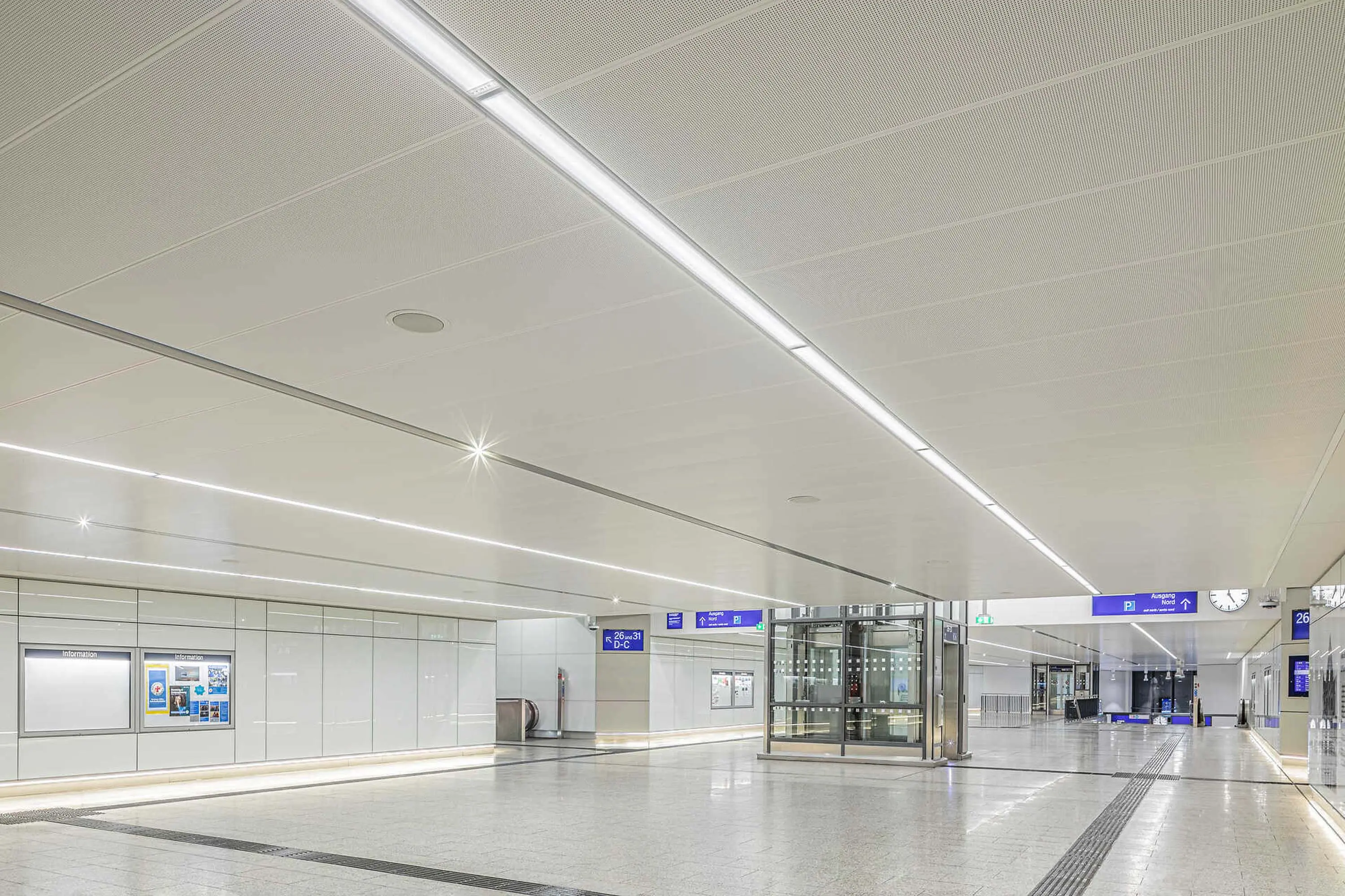 durlum - Rectangular Metal Panels | FS-Omega Lighting Channel System