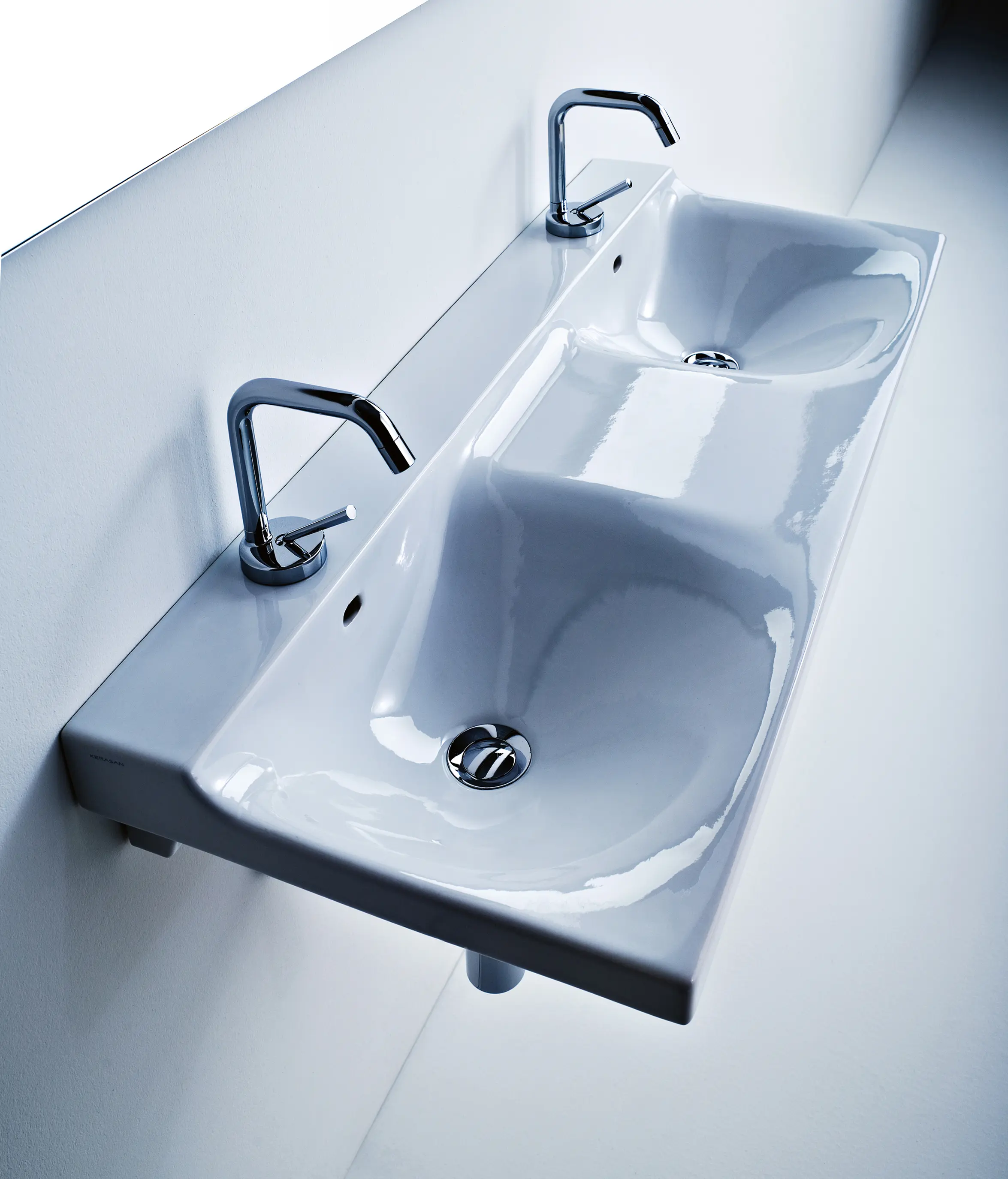 Kerasan - Buddy Washbasin 100 double sink