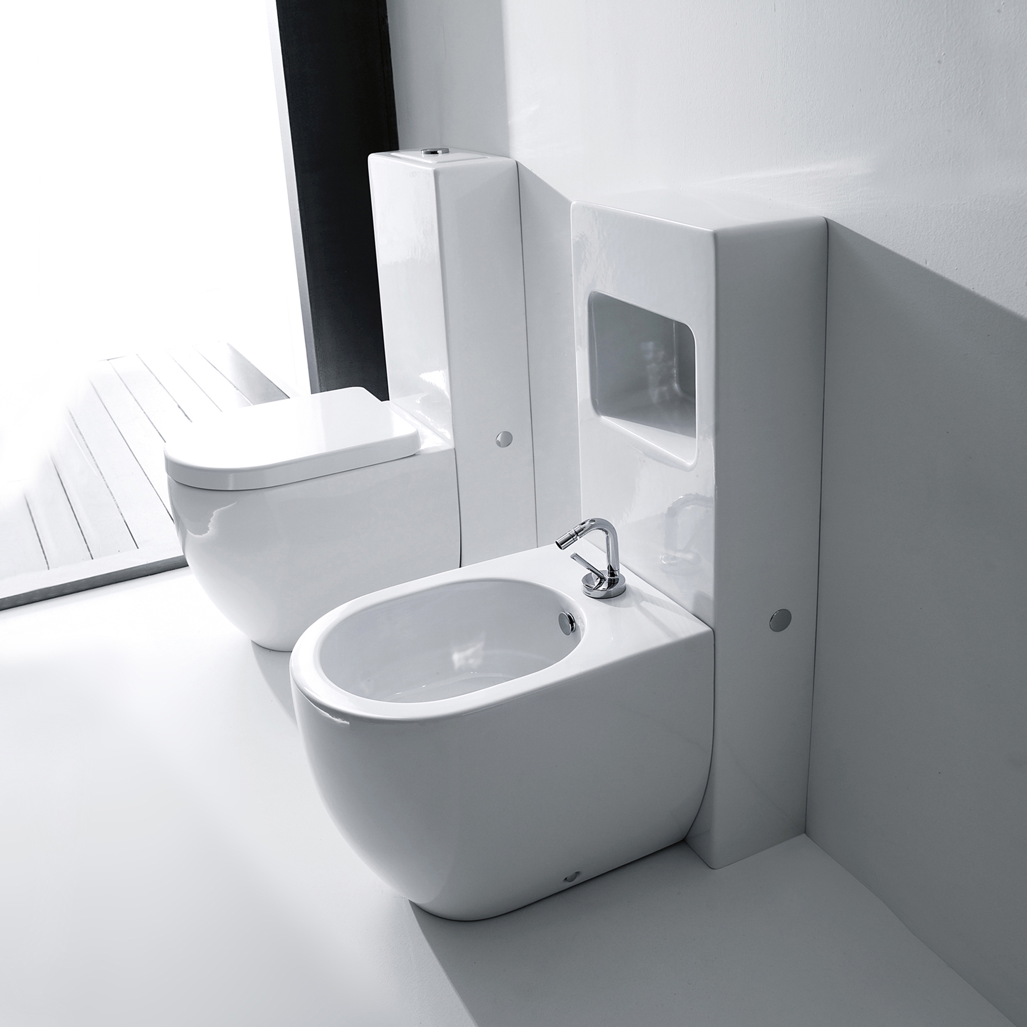 Flo Btw wc pan + bidet 52