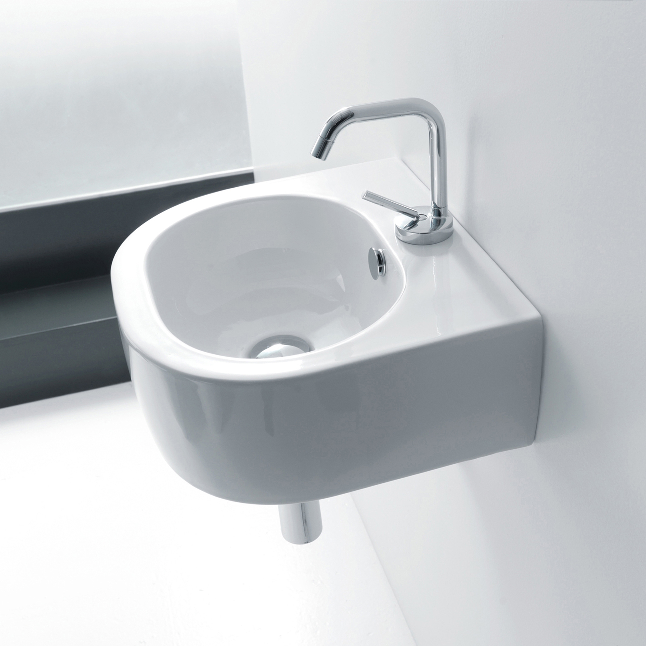 Vertoon produk Flo Washbasin 40 van vervaardiger Kerasan