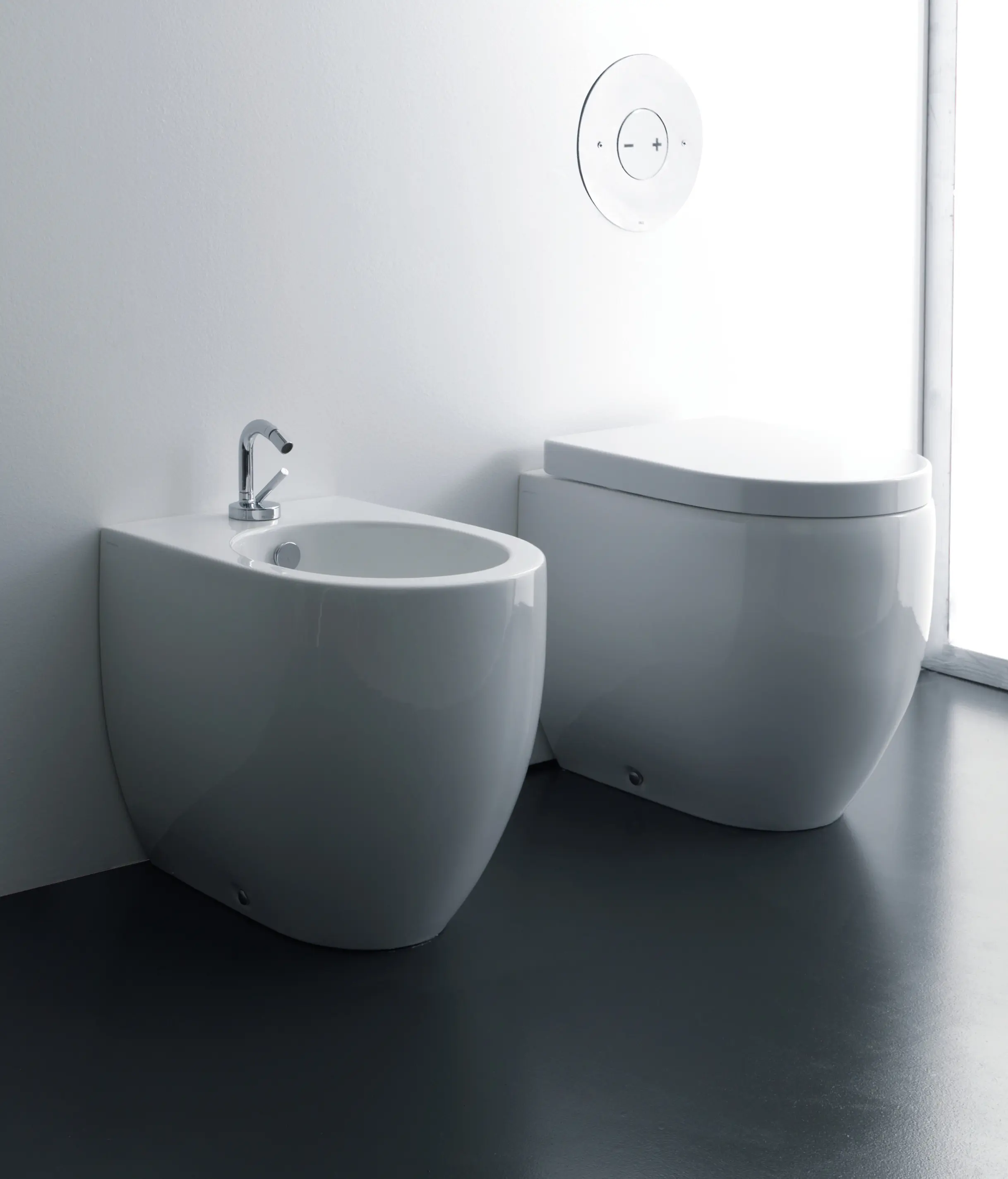 Kerasan - Flo Btw wc pan + bidet 48 cm