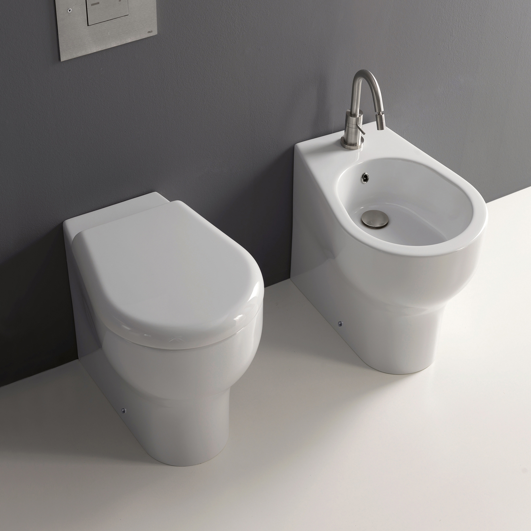Vertoon produk K 09 Btw wc 50 + bidet 50 van vervaardiger Kerasan