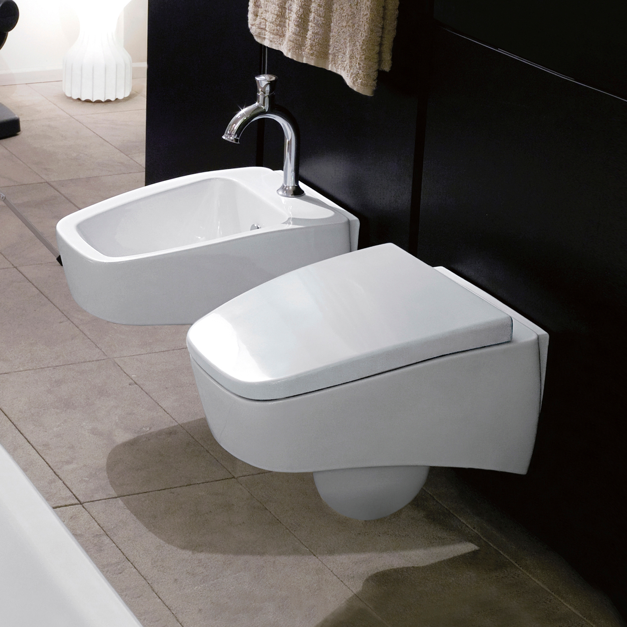 Spa Wall hung wc + wall hung bidet
