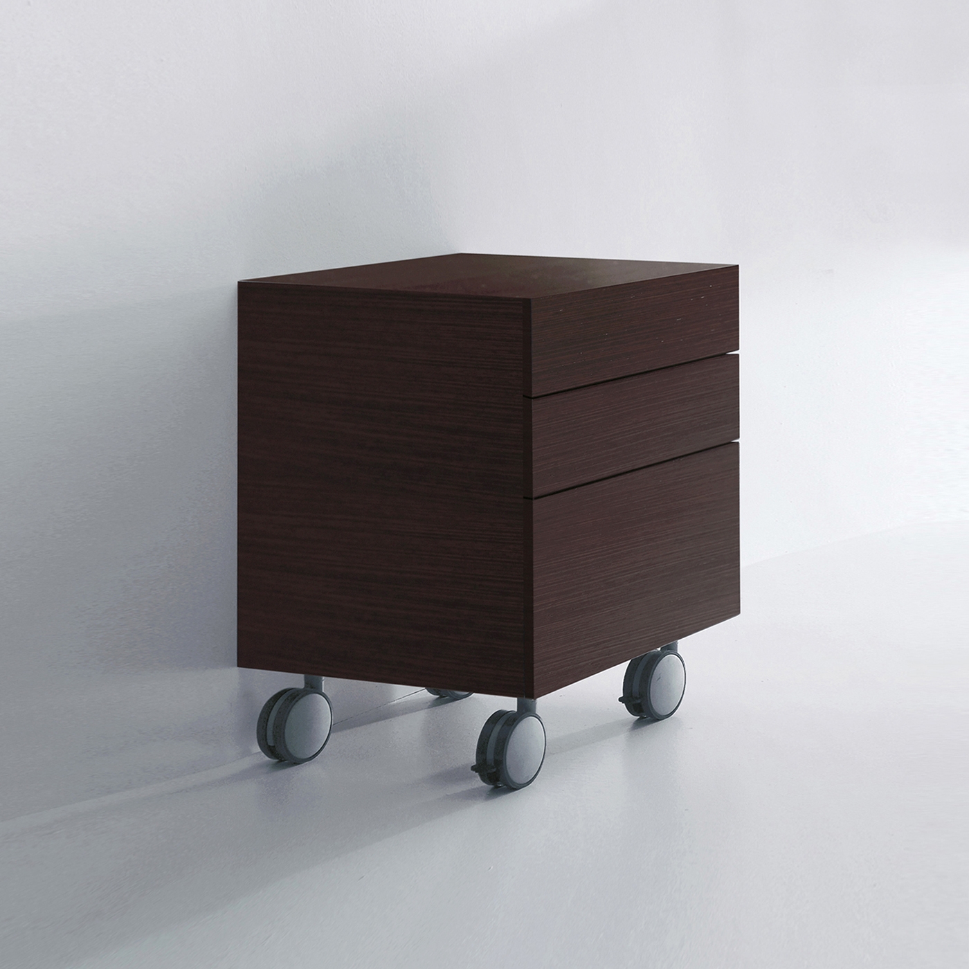 Units Wengè drawers chest with 3 drawers