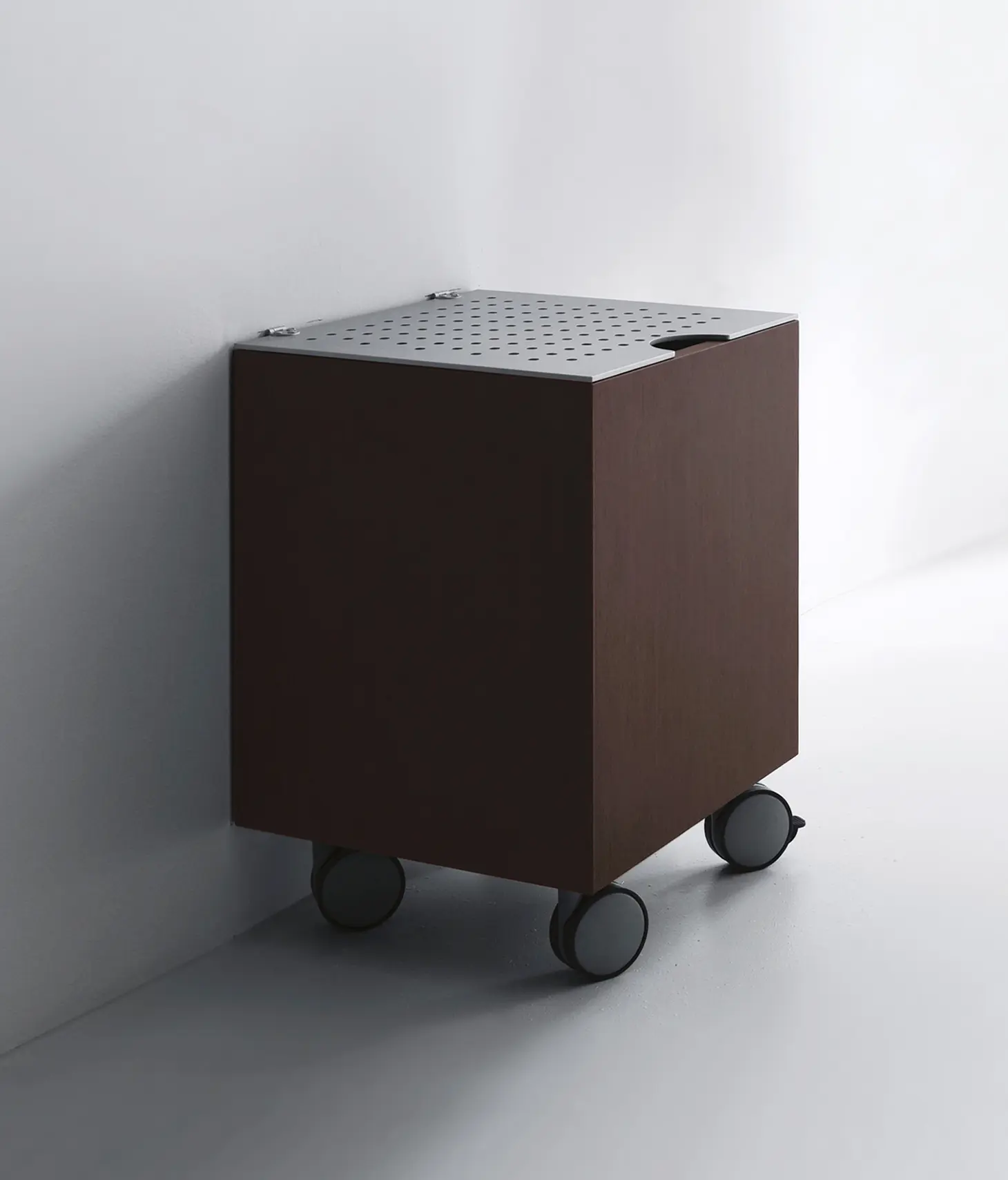 Kerasan - Units Wengè basket/stool with aluminium top