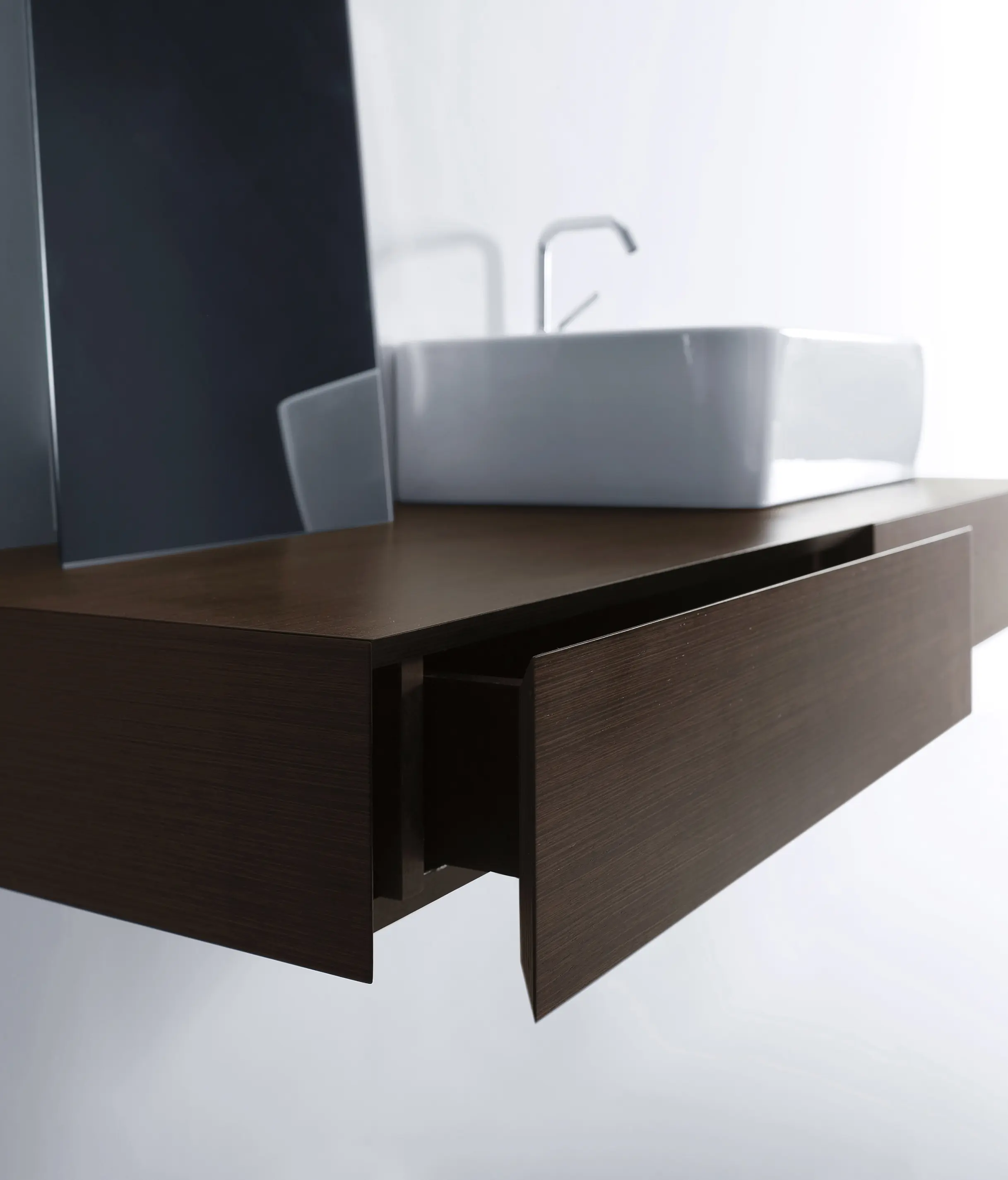 Kerasan - Units Mobile sospeso 140 wengè con 2 cassetti