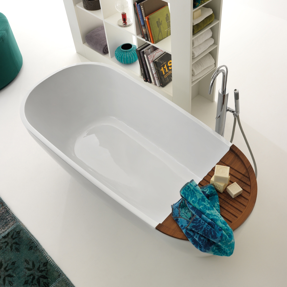 Vertoon produk Aquatech bath tub van vervaardiger Kerasan