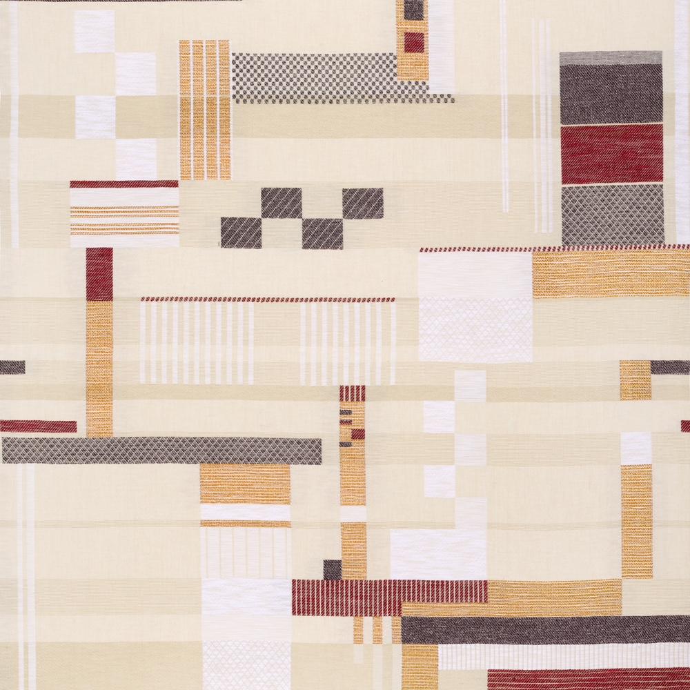 Untitled col.3 red copper over cream