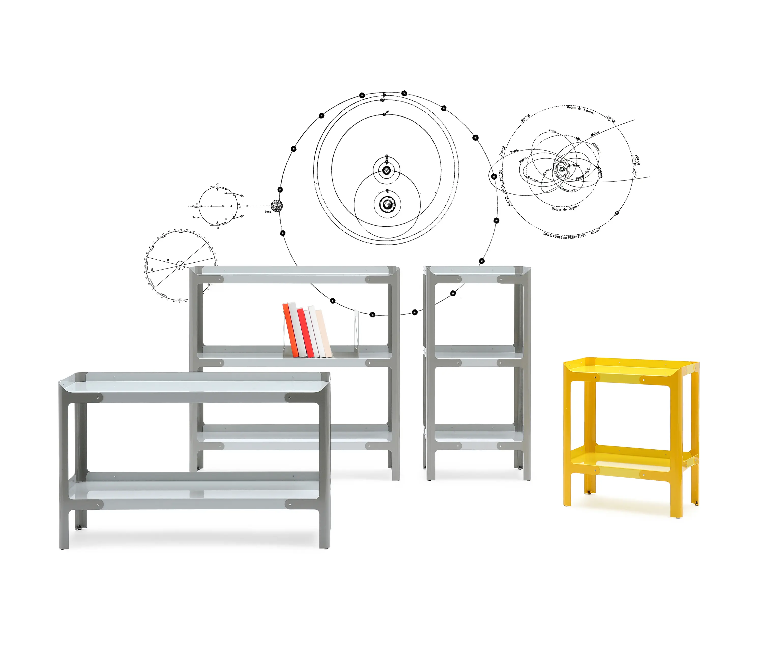 Tolix - Étagère Pop H500 L