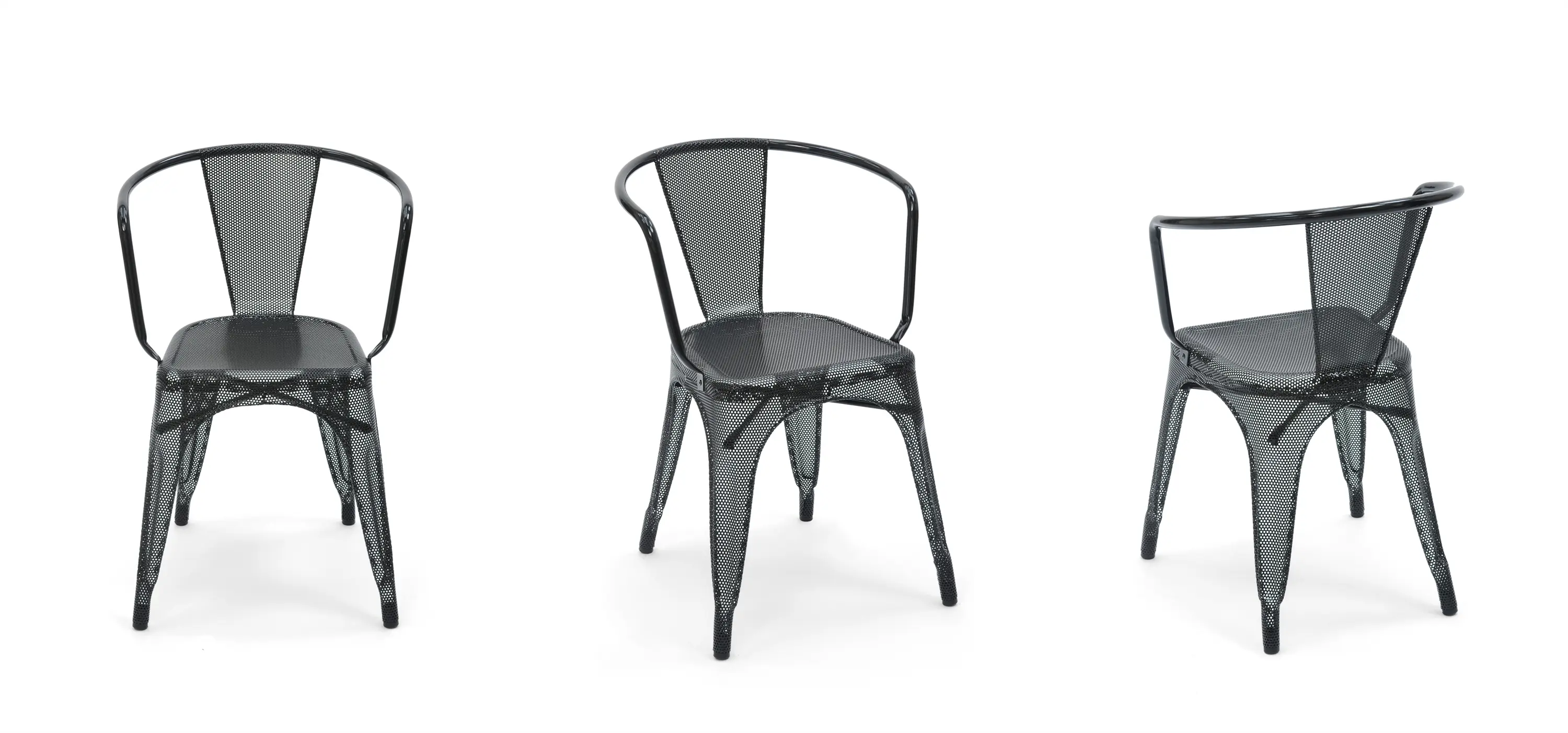 Tolix - Perforated A56 armchair
