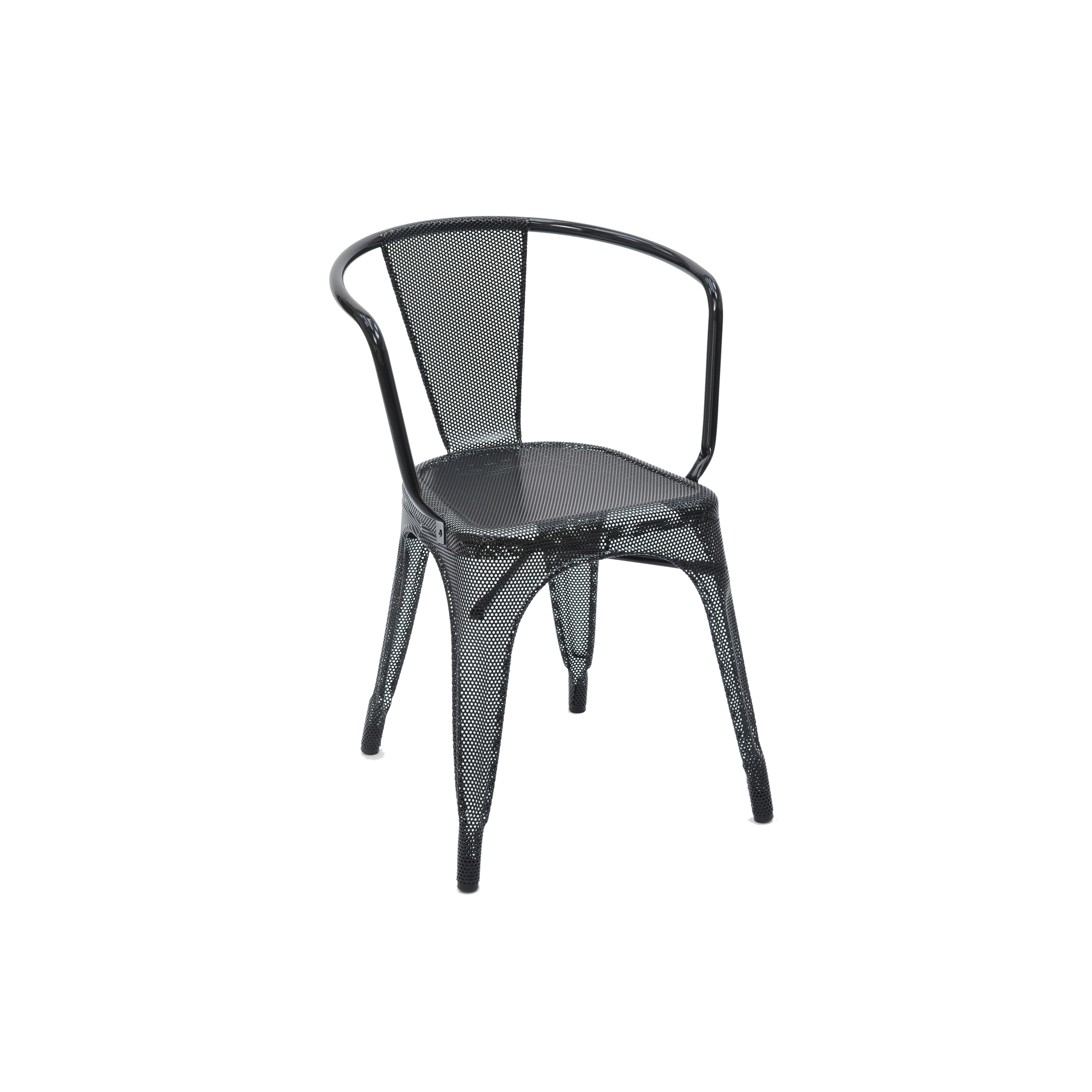 Perforated A56 armchair