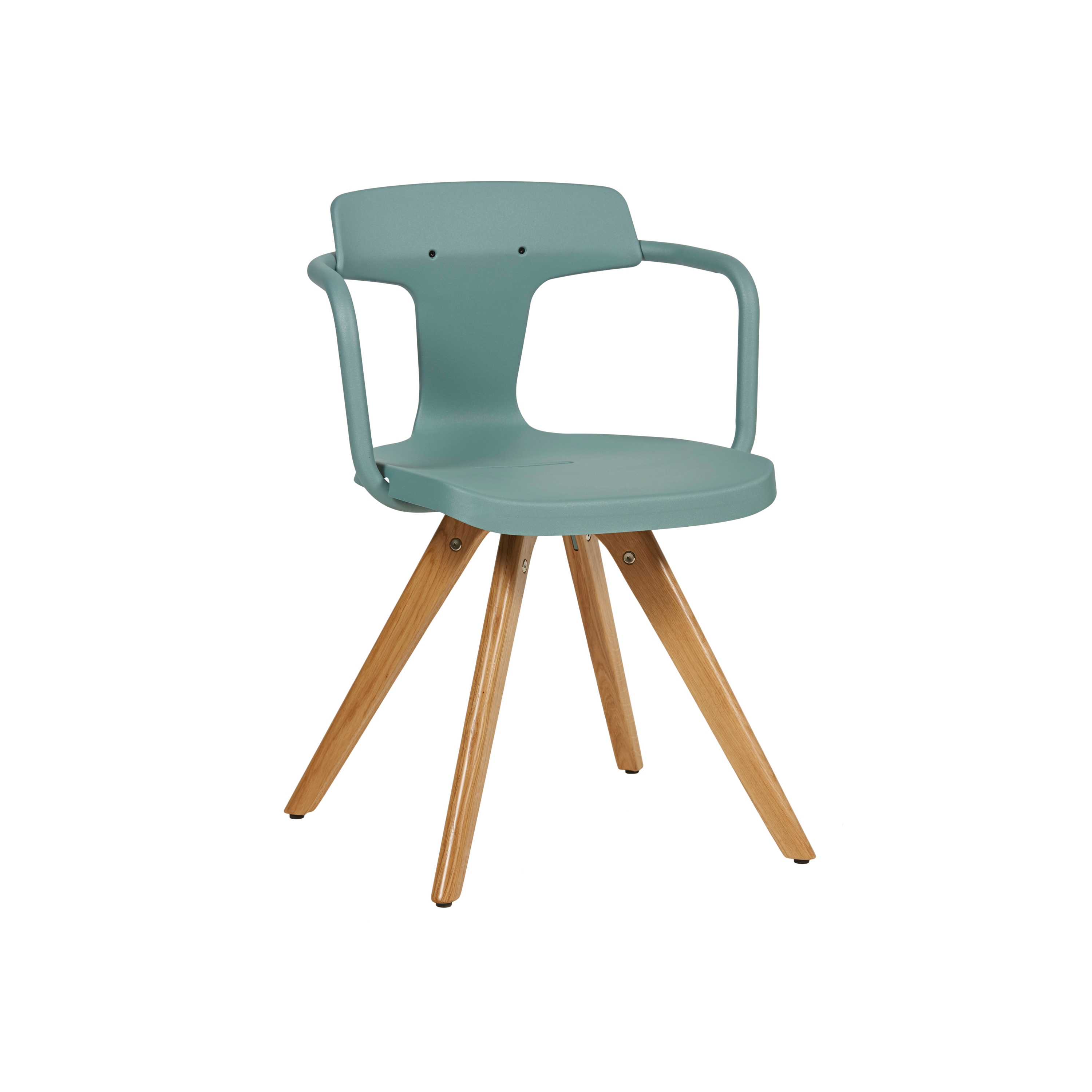 Vertoon produk T14 chair Iroko legs van vervaardiger Tolix