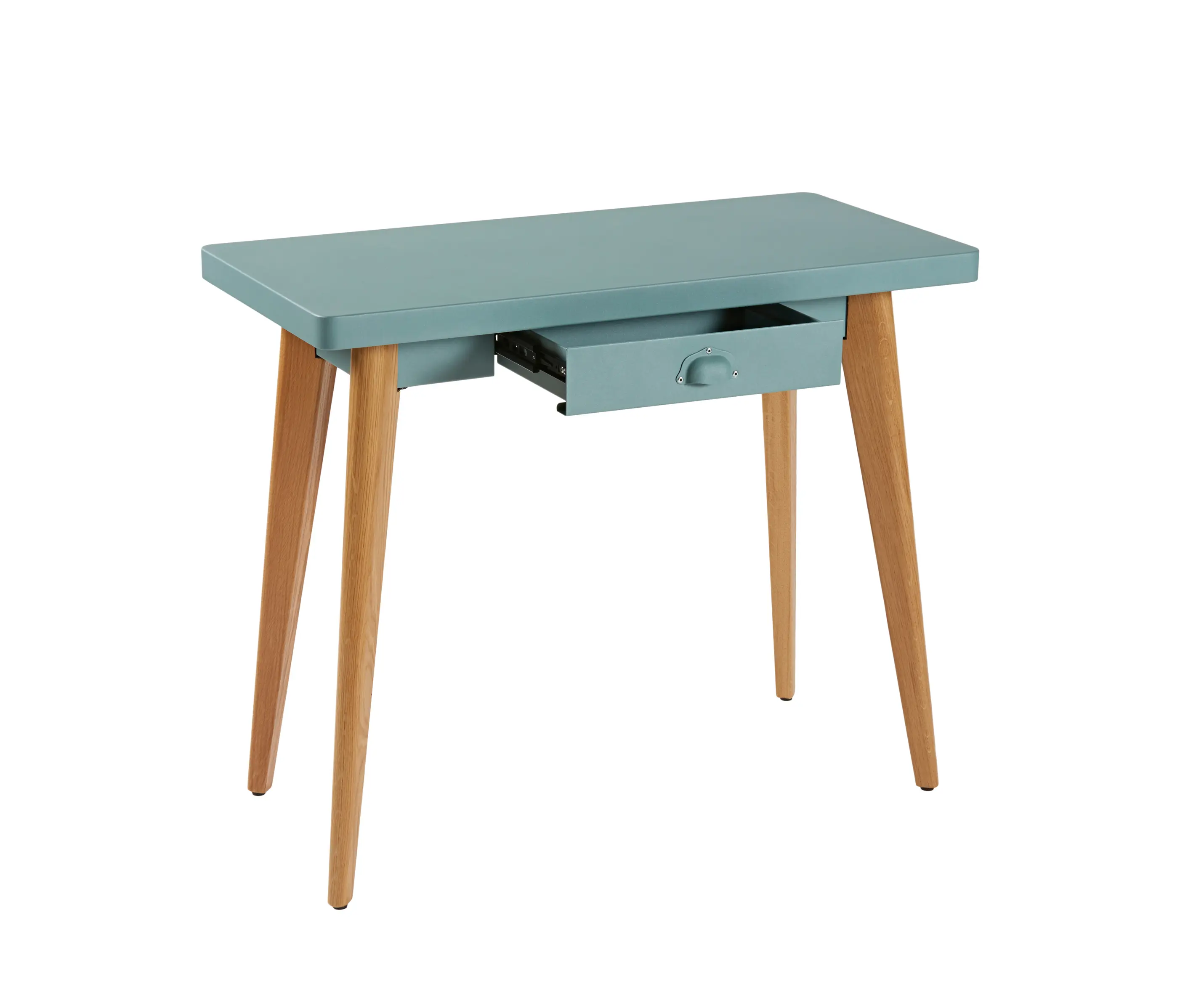 Tolix - 55 drawer console wood legs