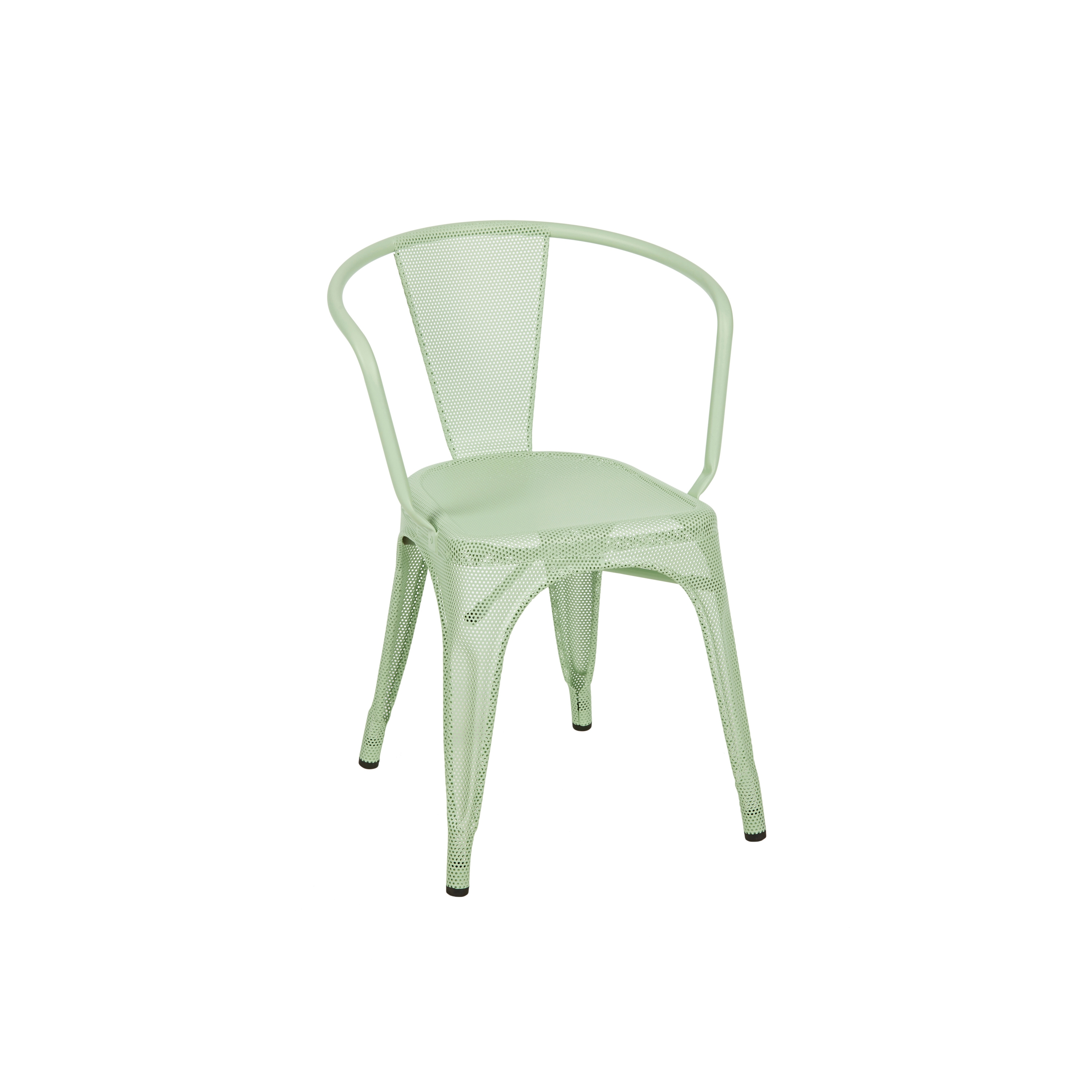 Perforated A56 armchair