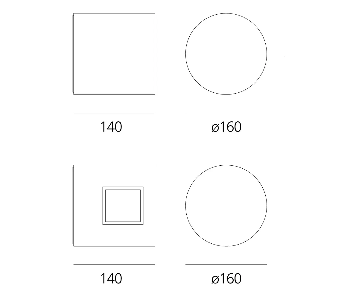 Artemide Architectural - Effetto square